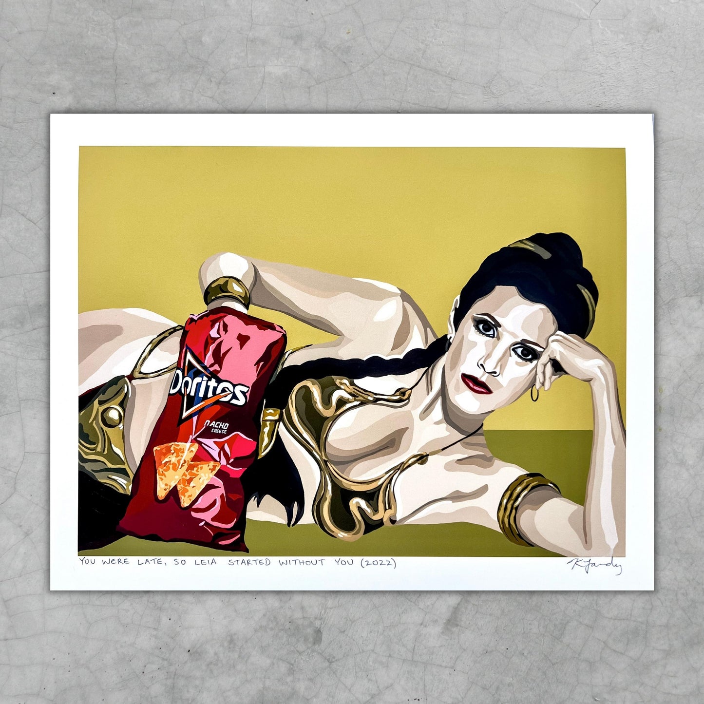 Print - You Were Late So She Started Without You (2 sizes)