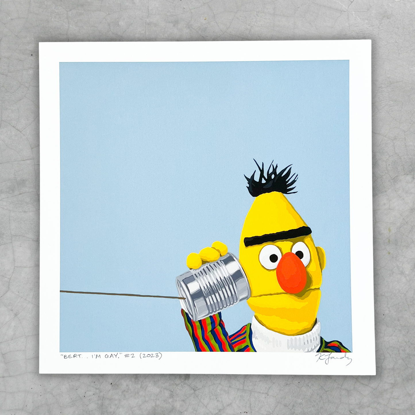Print - "B... I'm Gay." #2 (2 sizes)