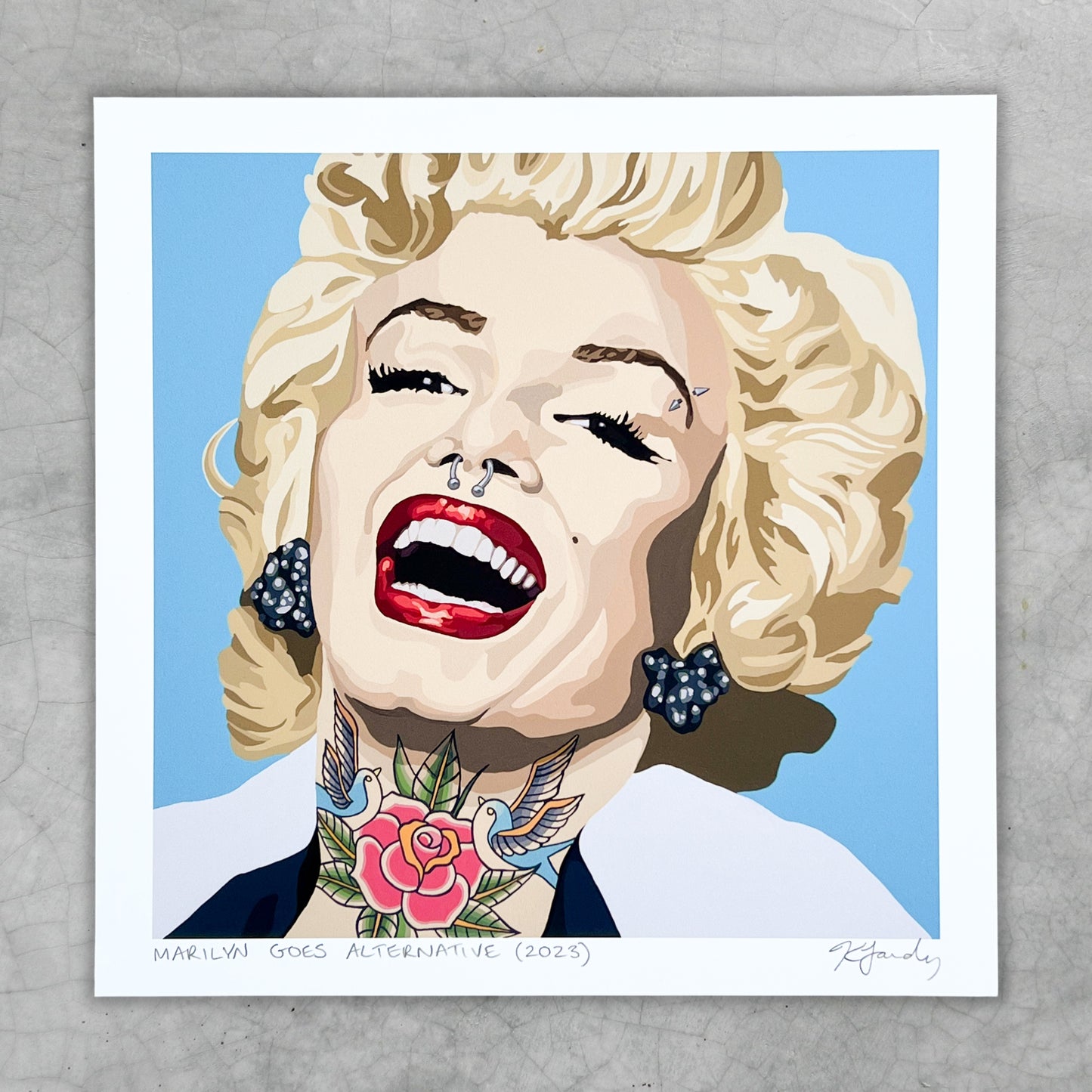 Print - Marilyn Goes Alternative (2 sizes)