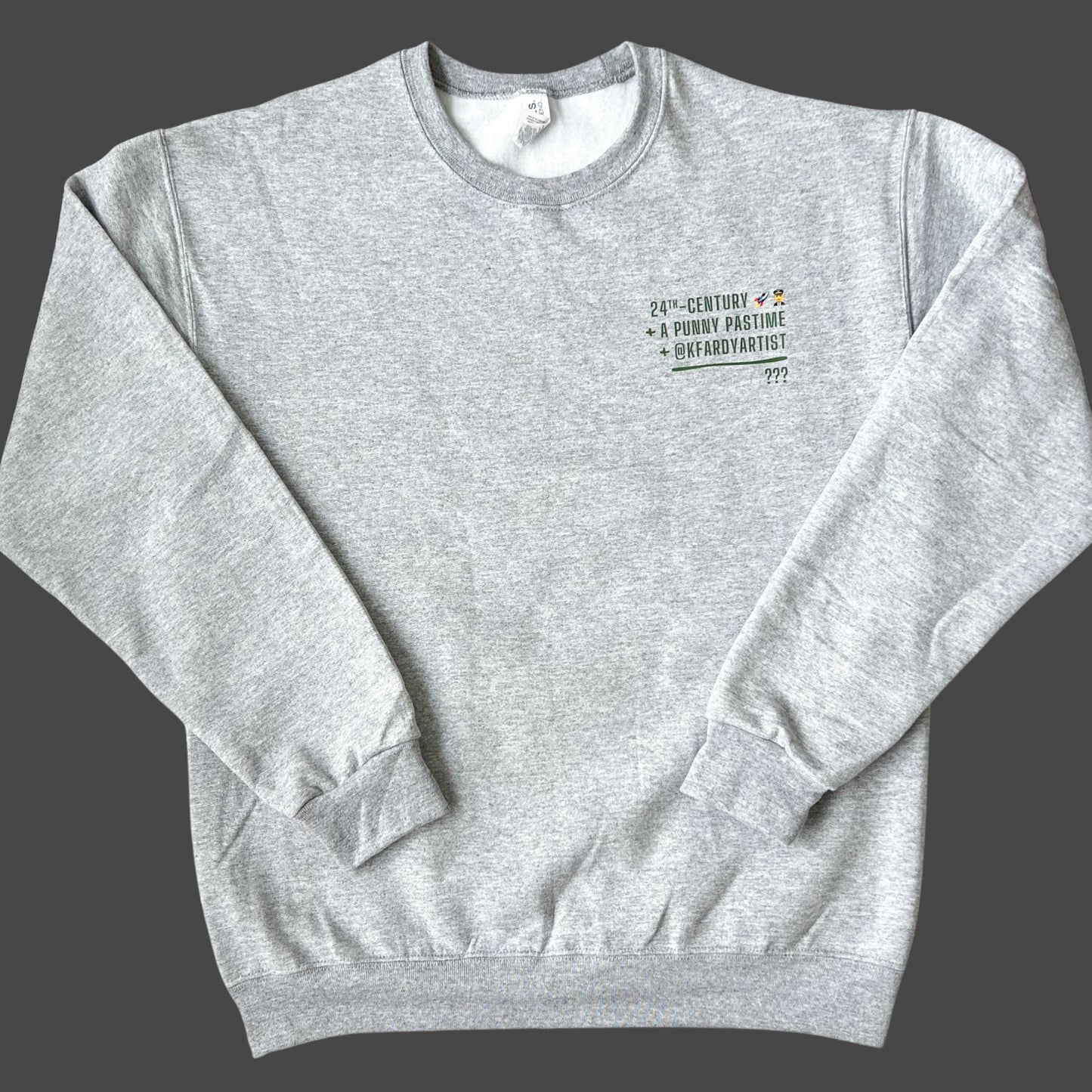 Make It Sew grey crew sweatshirt
