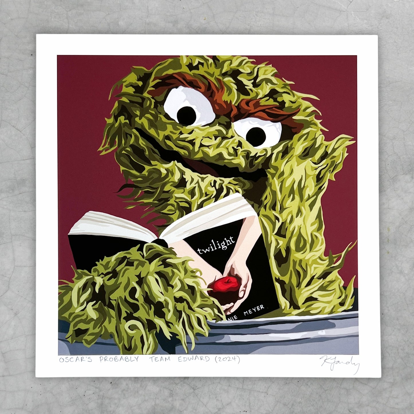 Print - Oscar's Probably Team Edward (2 sizes)
