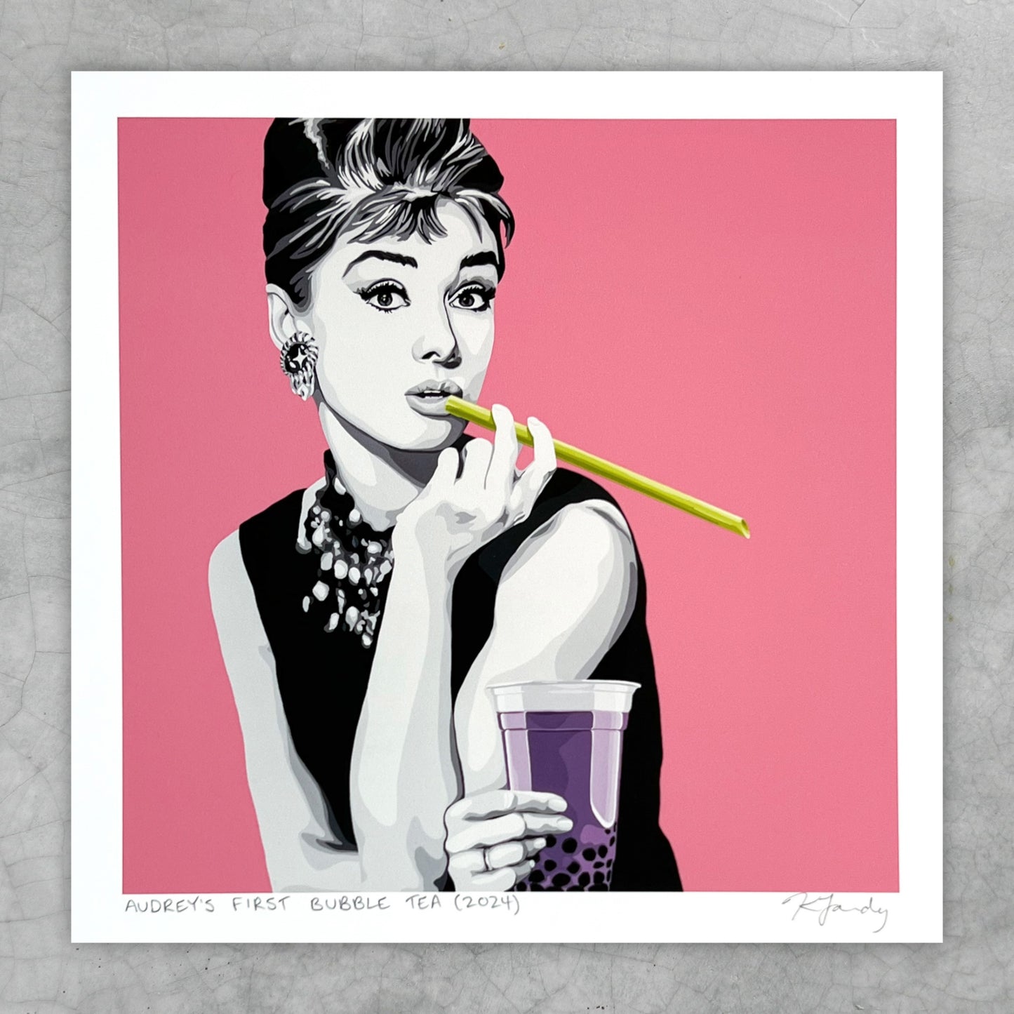 Print - Audrey's First Bubble Tea (3 sizes)