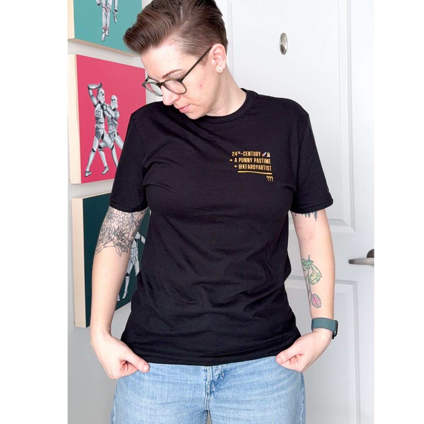 PRE-ORDER: Make It Sew black t-shirt