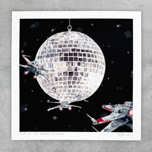 Print - That's No Moon (3 sizes)