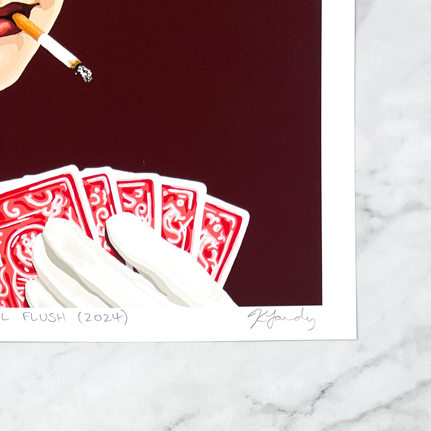 Print - I’ve No Need To Bluff With A Royal Flush (2 sizes)