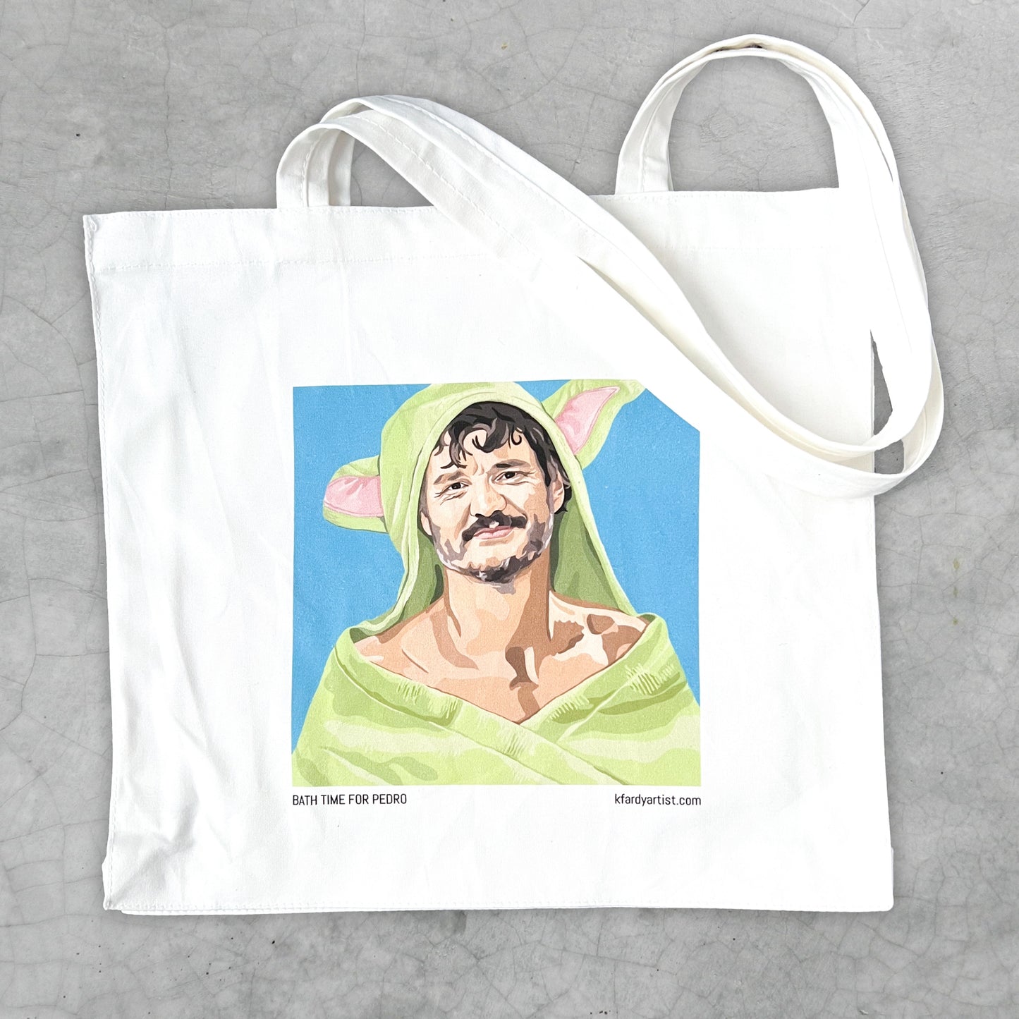 Bath Time For Pedro tote bag