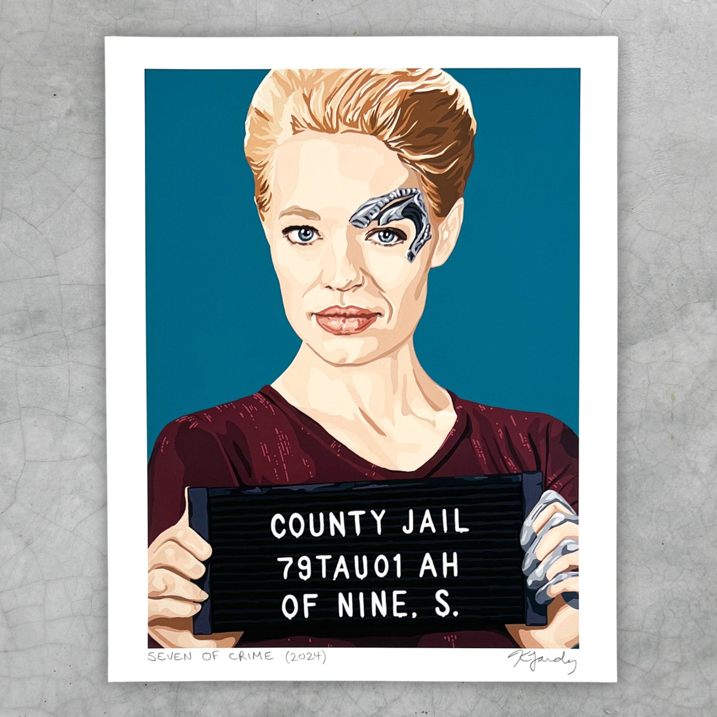Print - Seven Of Crime (2 sizes)