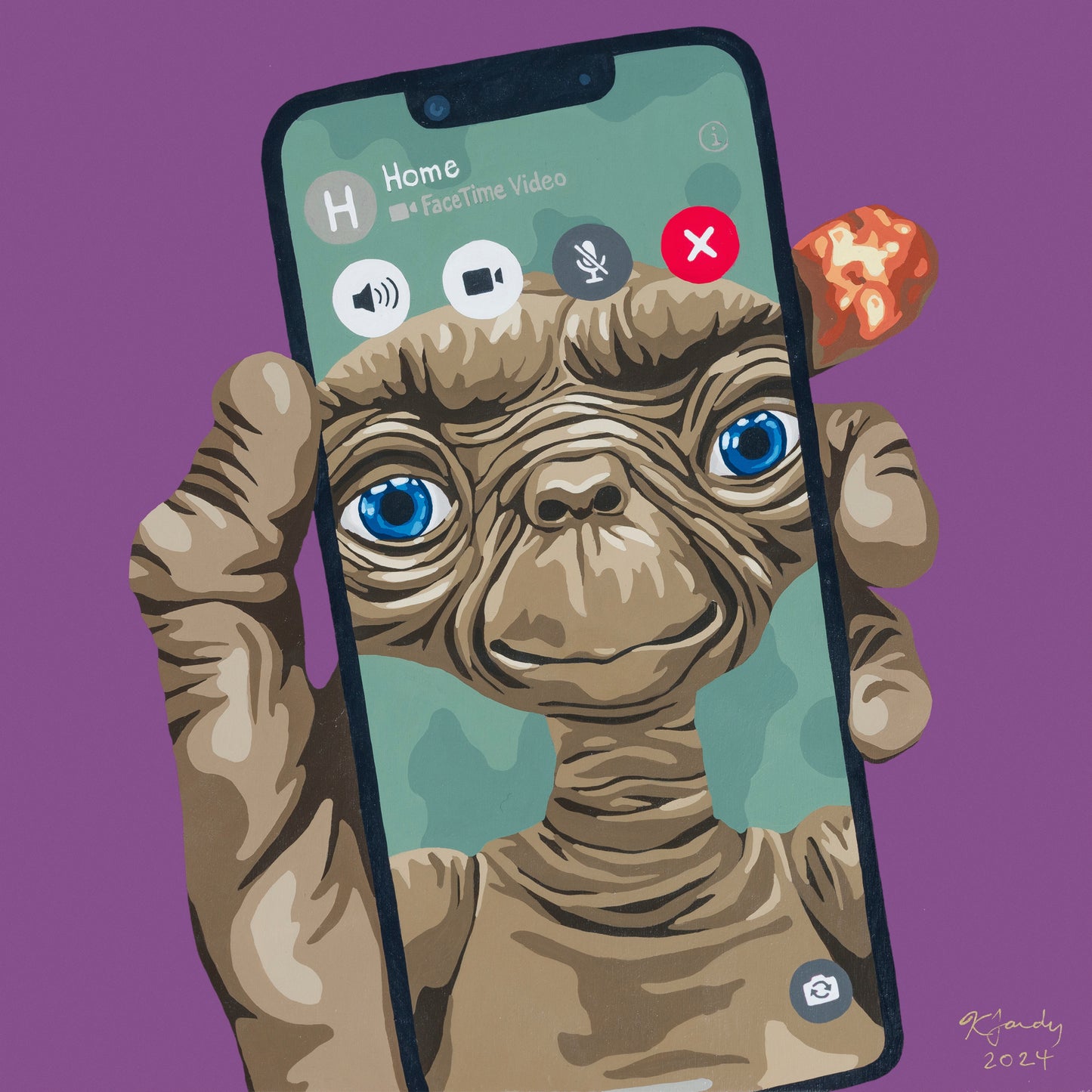 E.T. FaceTime Home | 12x12”