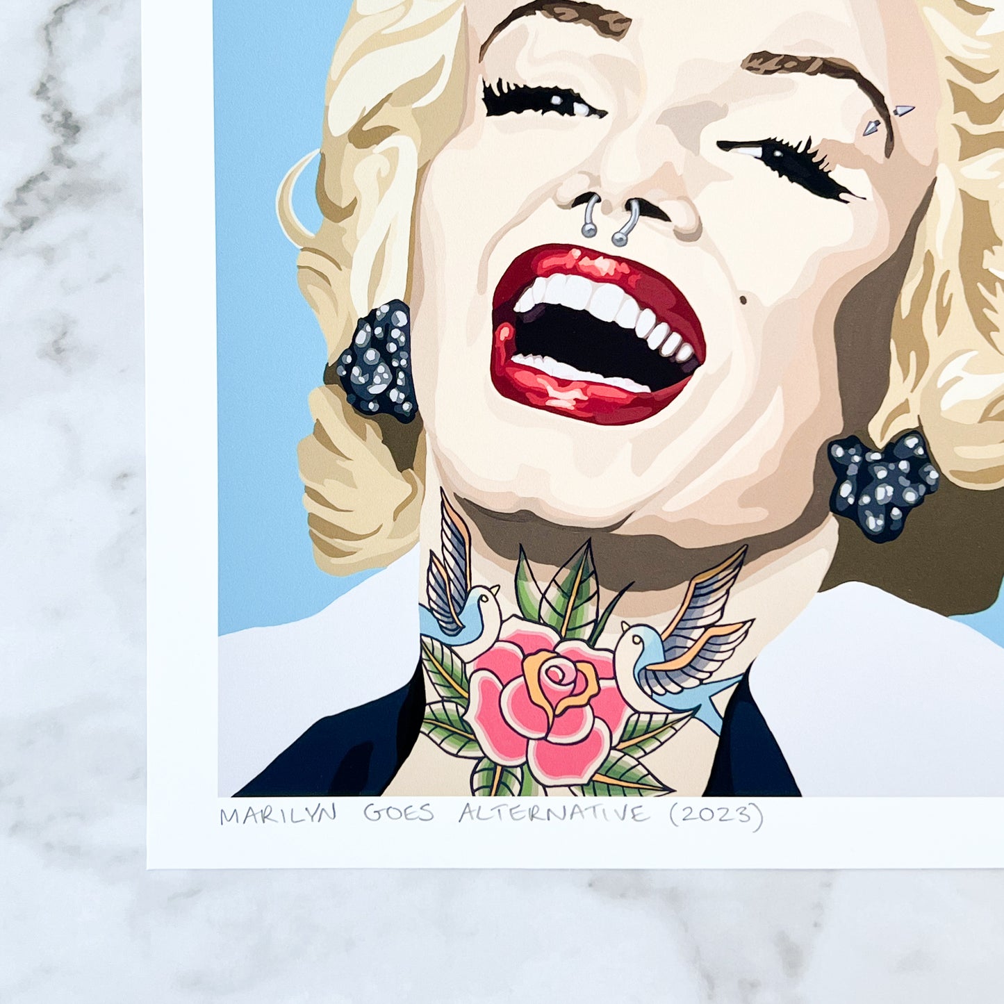 Print - Marilyn Goes Alternative (2 sizes)