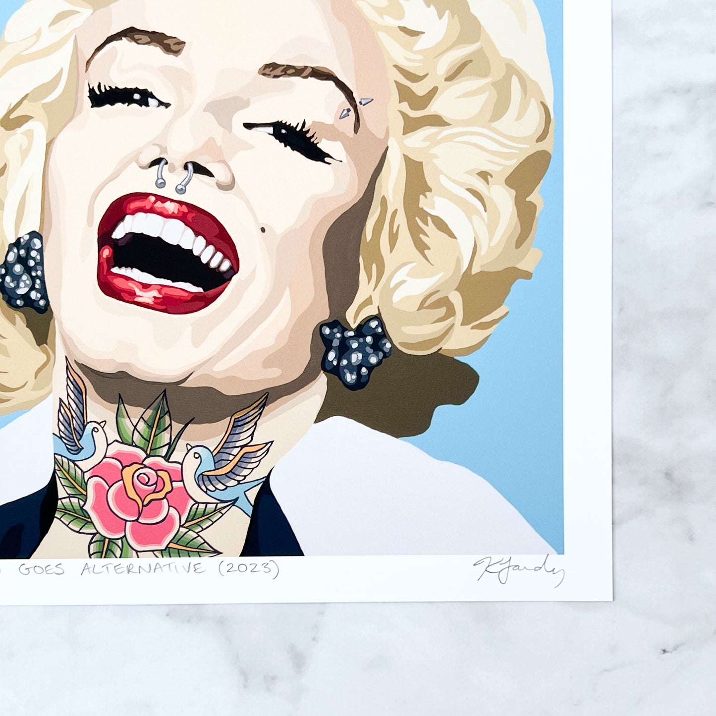 Print - Marilyn Goes Alternative (2 sizes)