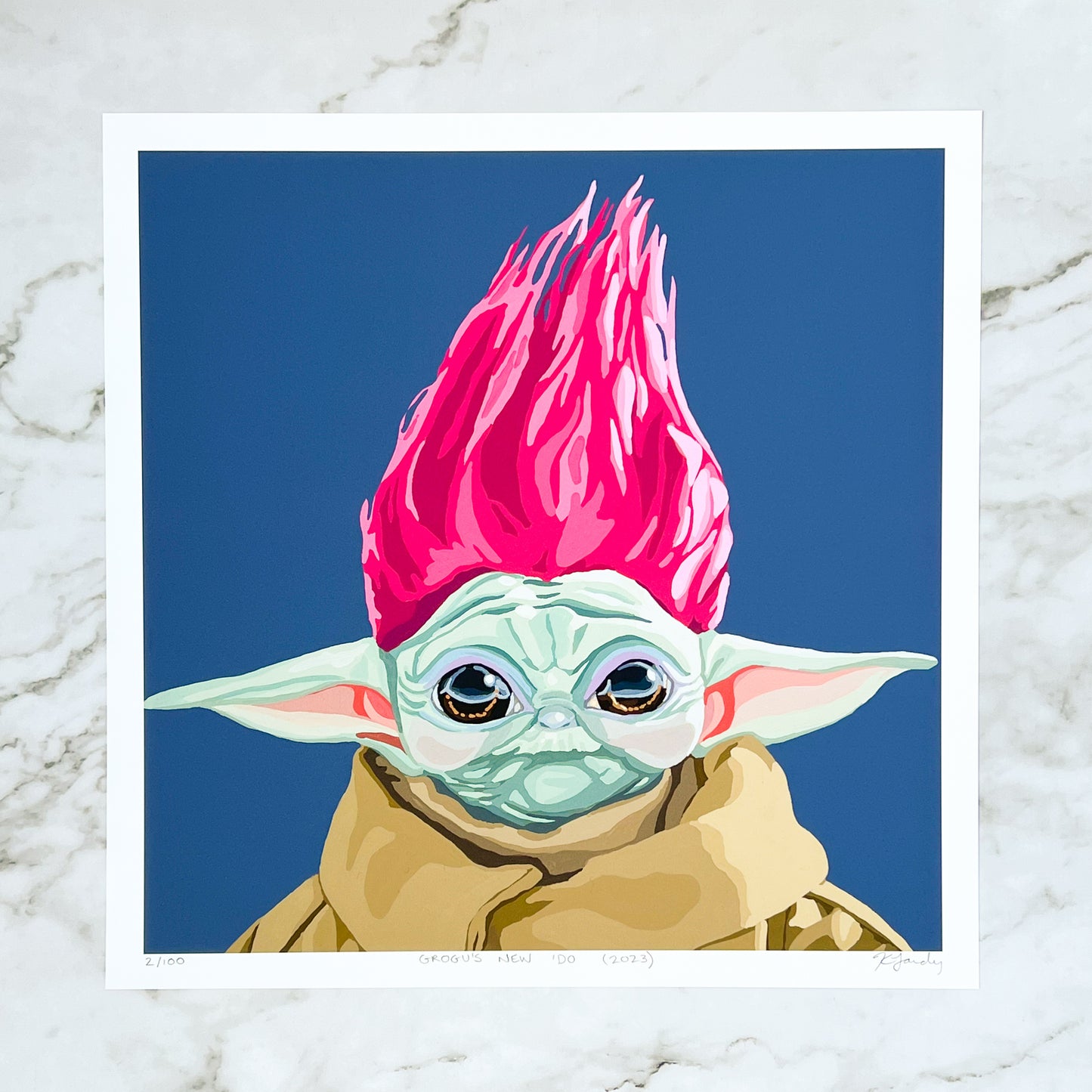 Print - Baby's New 'Do (2 sizes)