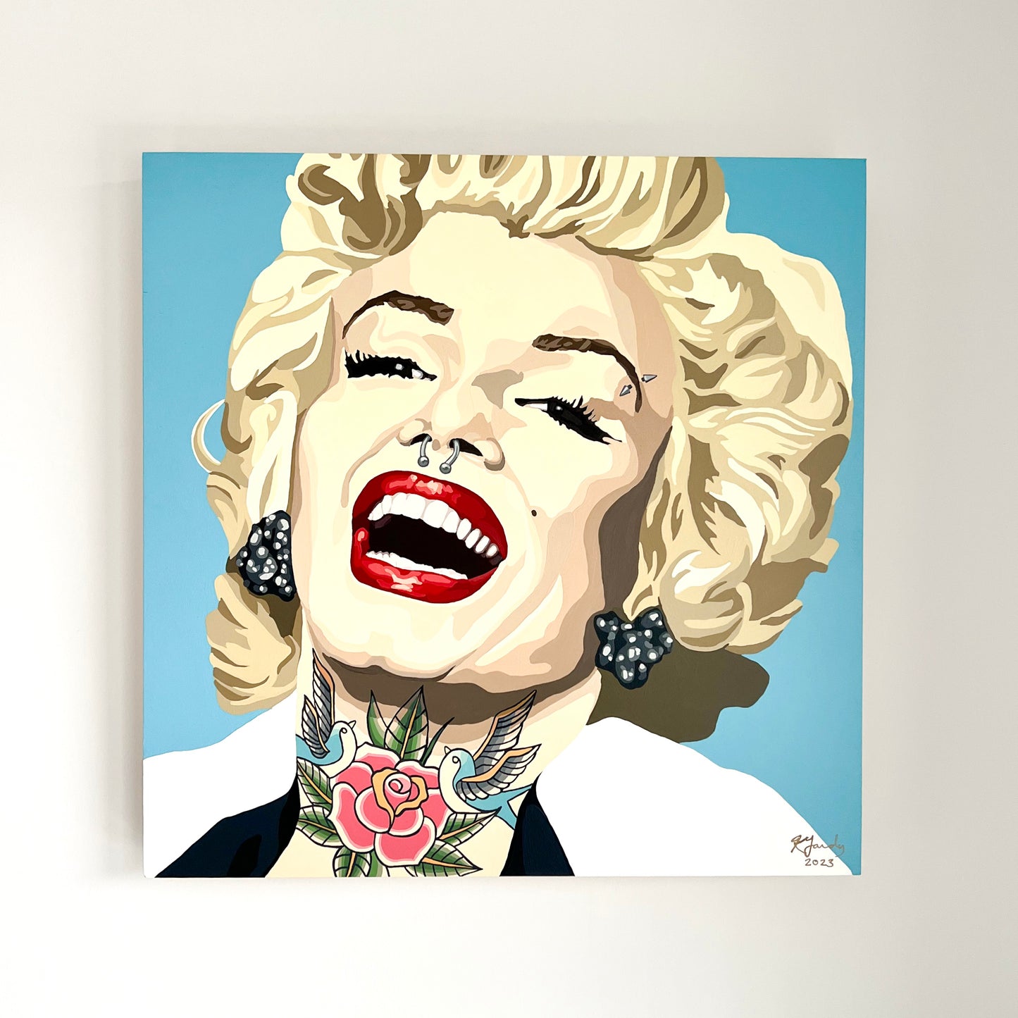 Marilyn Goes Alternative | 16x16"