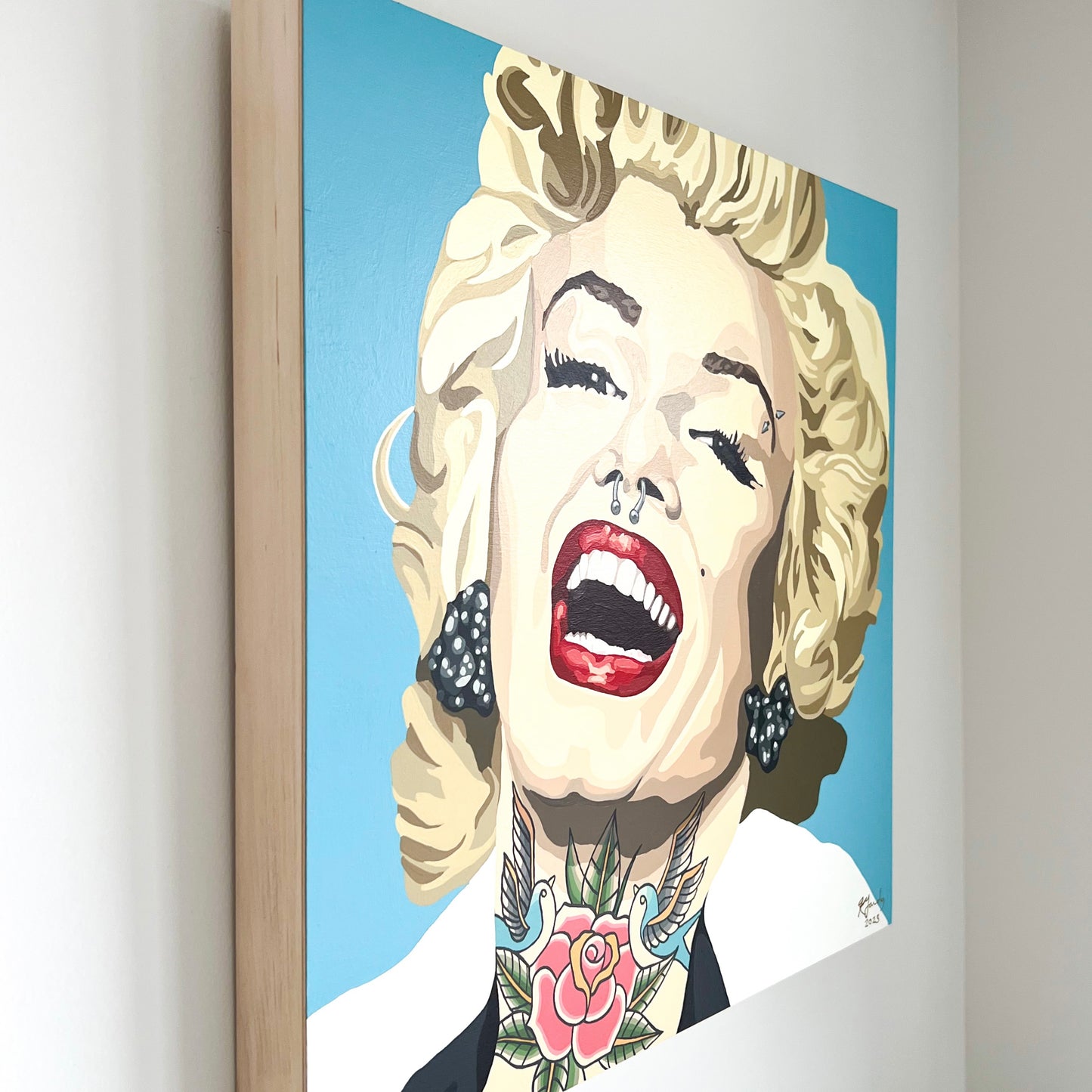 Marilyn Goes Alternative | 16x16"