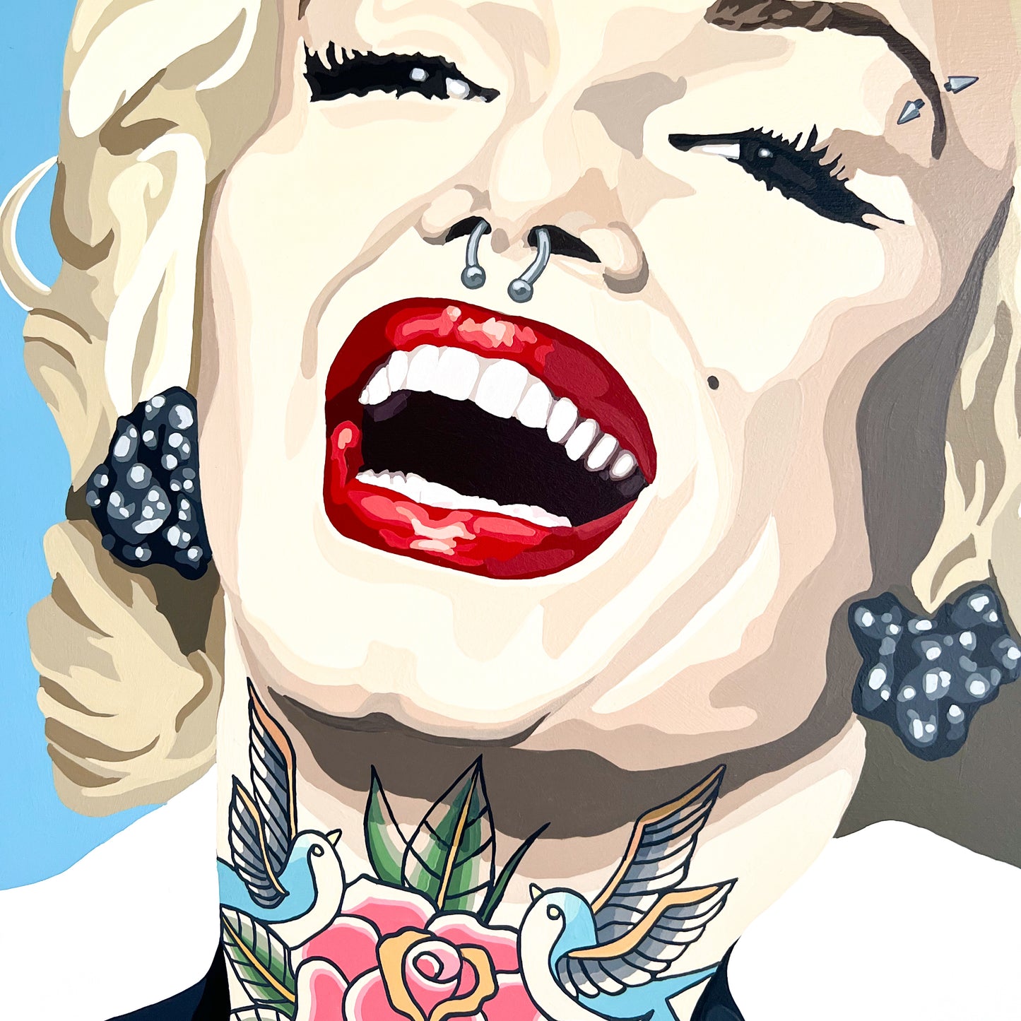 Marilyn Goes Alternative | 16x16"
