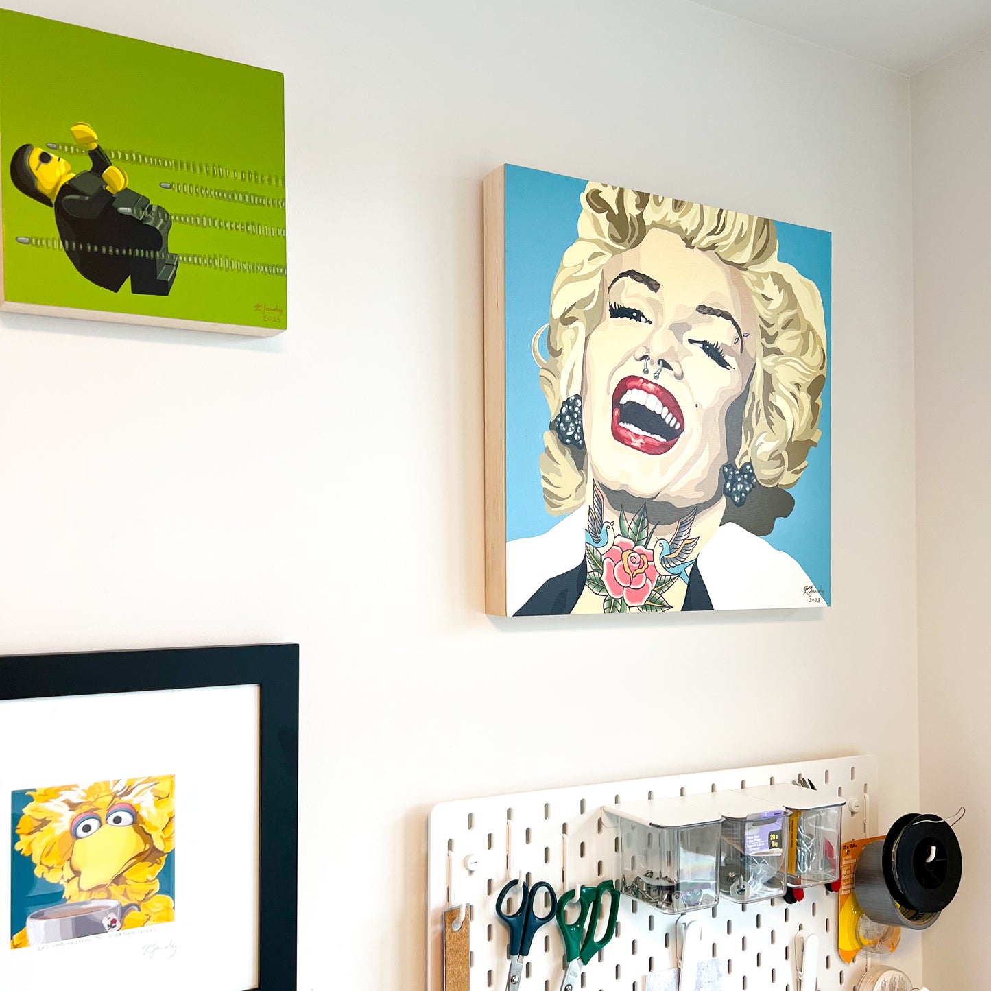Marilyn Goes Alternative | 16x16"
