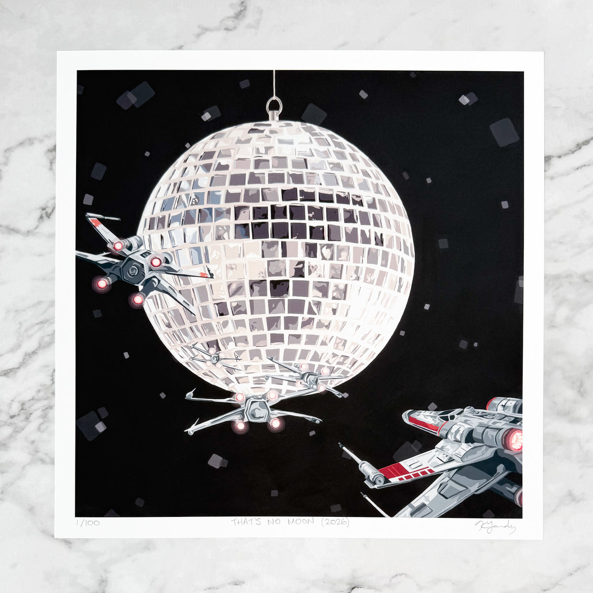 Print - That's No Moon (3 sizes)