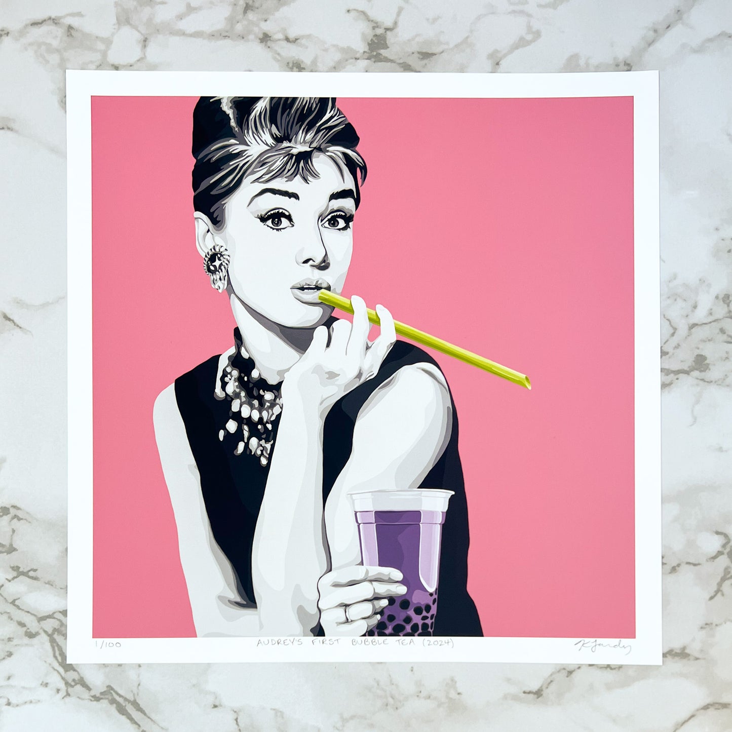 Print - Audrey's First Bubble Tea (3 sizes)