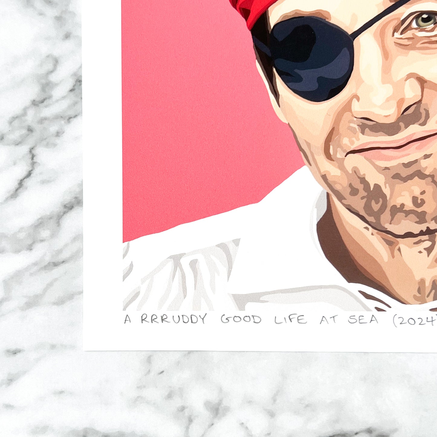 Print - A Rrruddy Good Life At Sea (2 sizes)