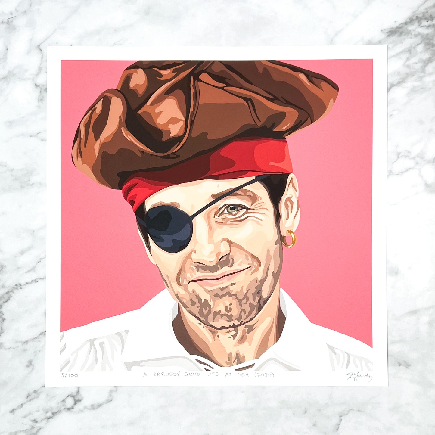 Print - A Rrruddy Good Life At Sea (2 sizes)