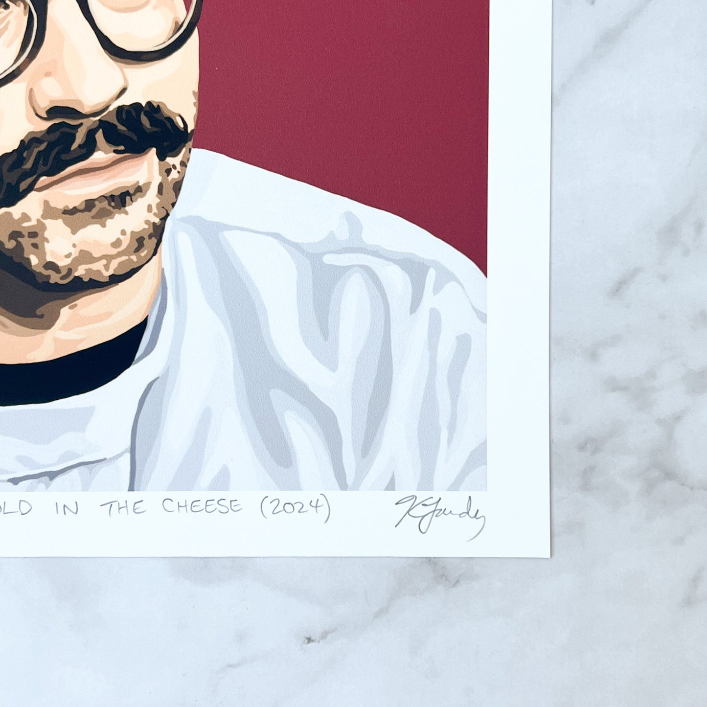 Print - Dan Levy Knows How To Fold In The Cheese (2 sizes)