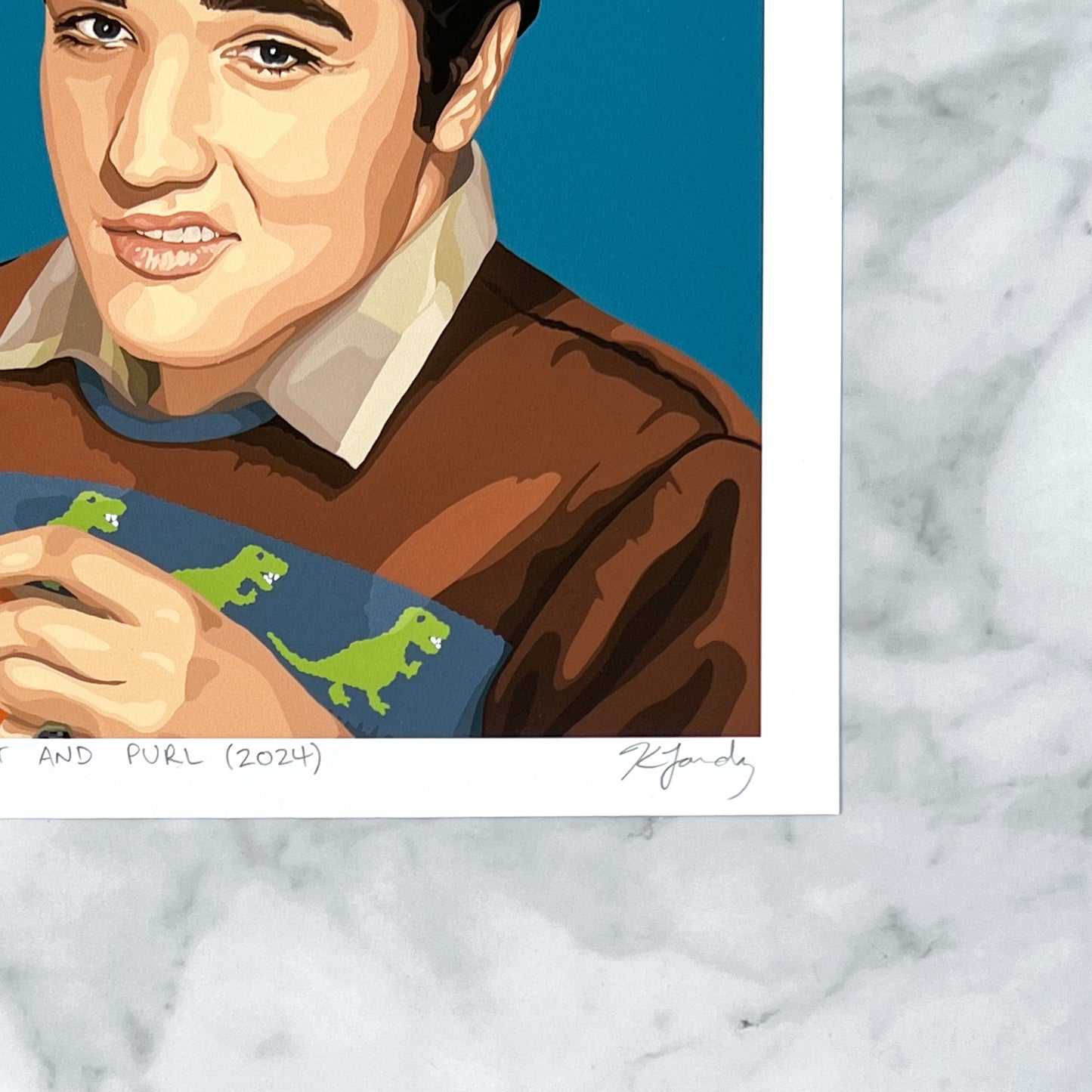Print - The King Of Knit And Purl (2 sizes)