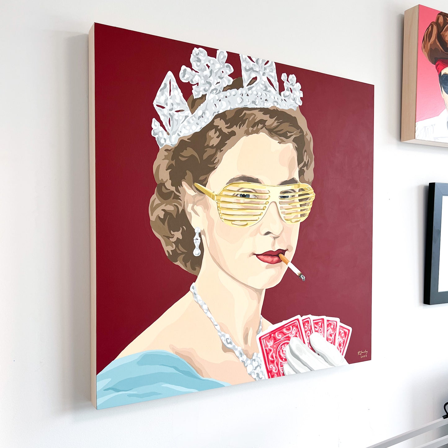 I've No Need To Bluff With A Royal Flush | 24x24"