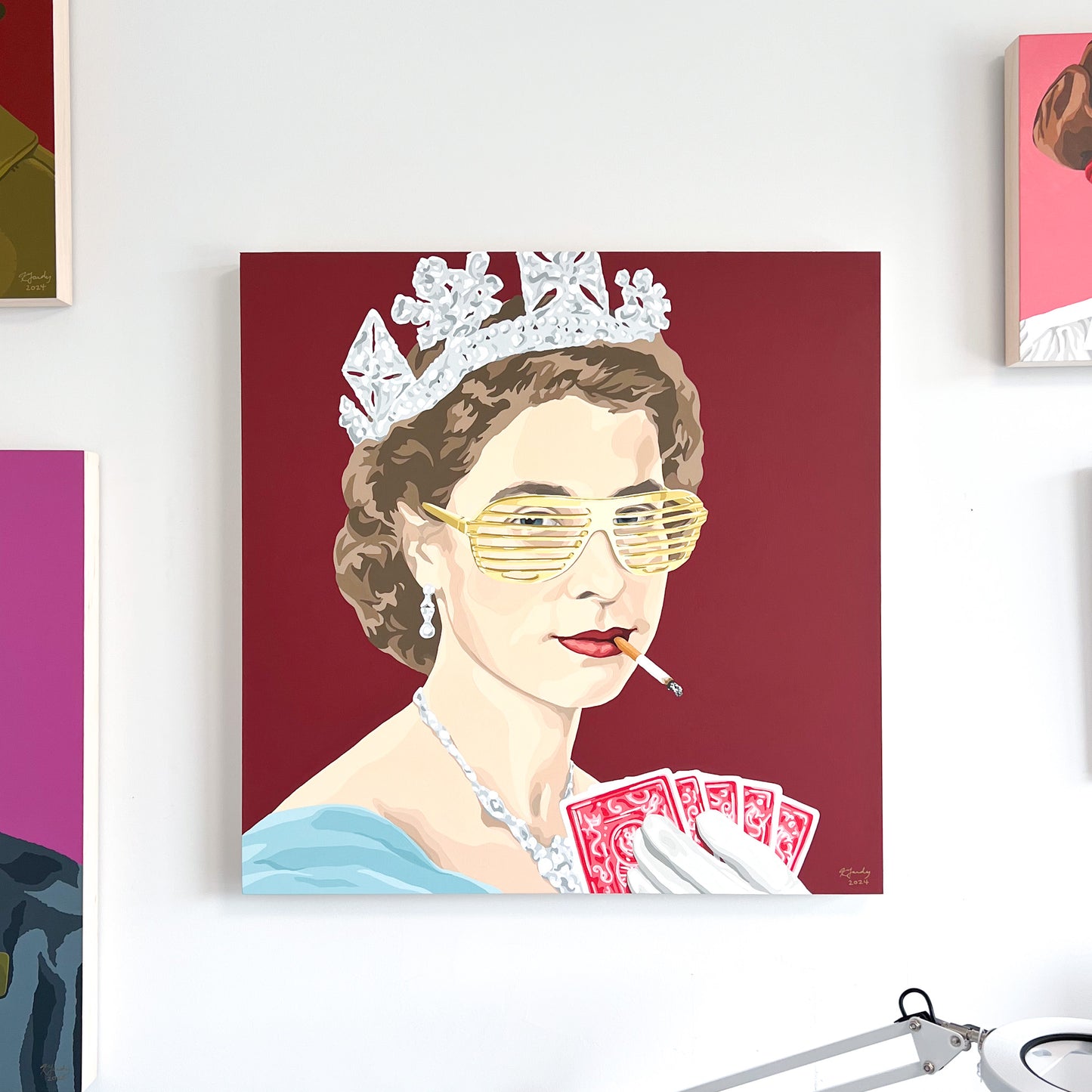 I've No Need To Bluff With A Royal Flush | 24x24"