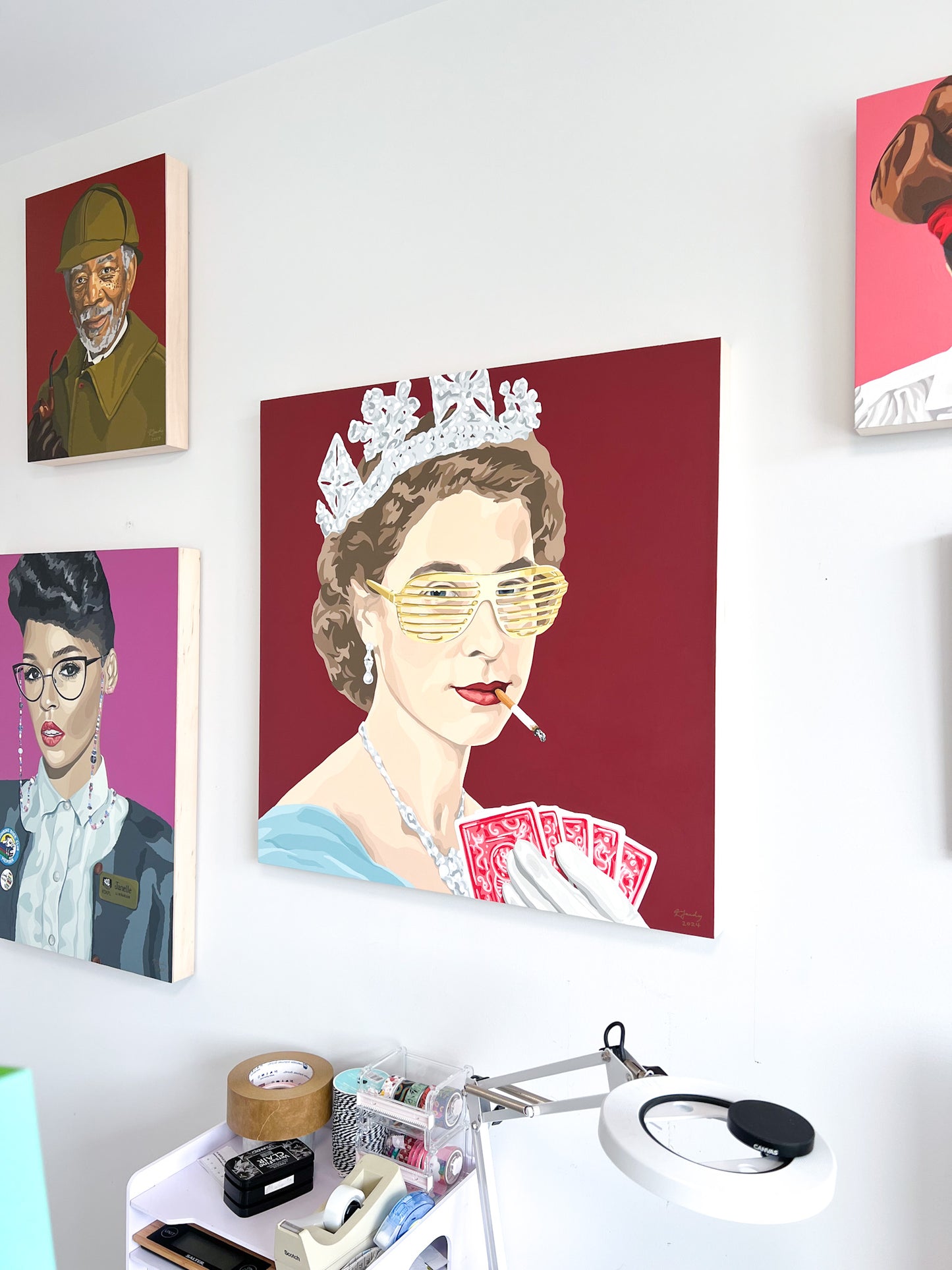 I've No Need To Bluff With A Royal Flush | 24x24"