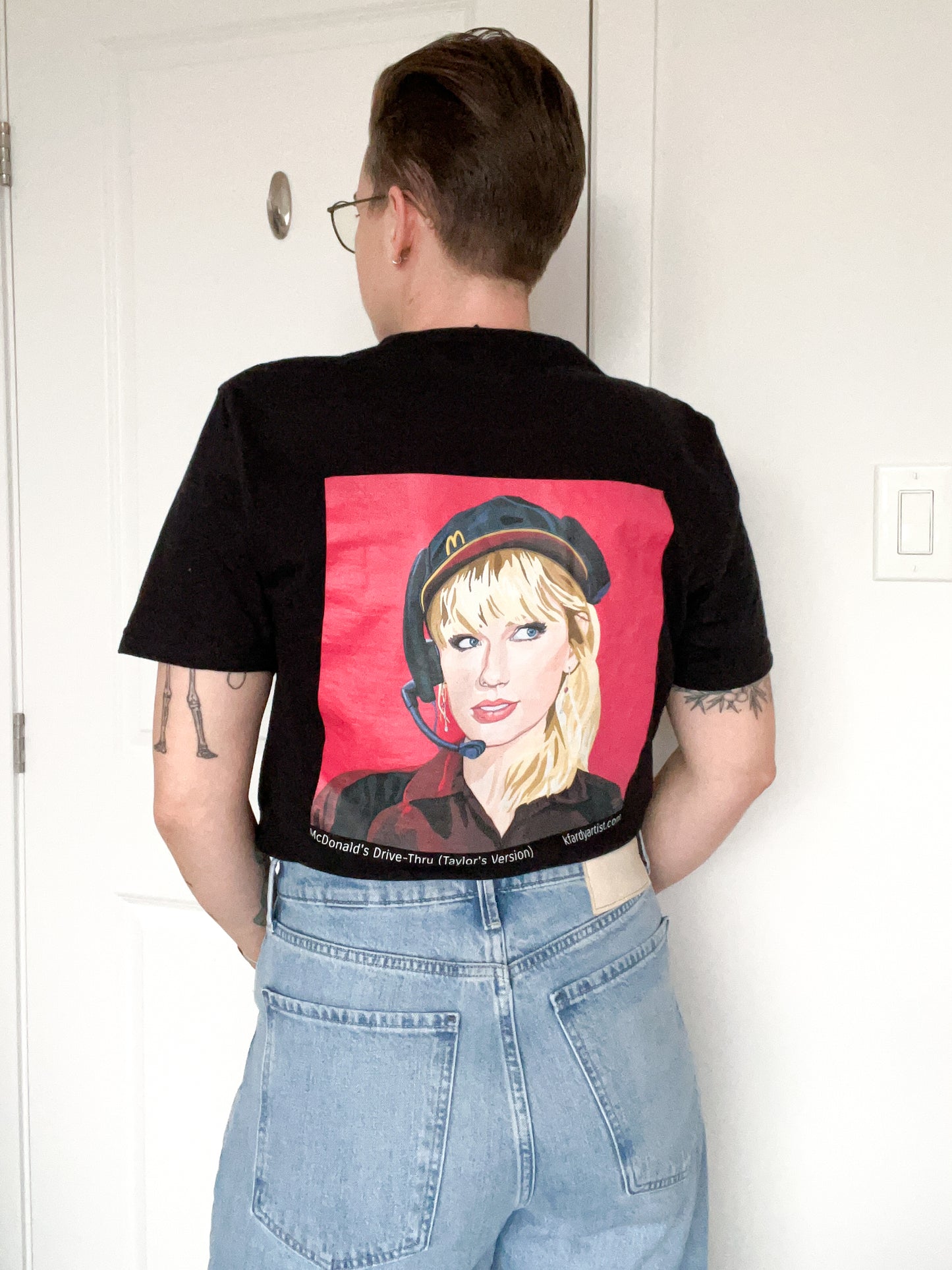 Drive Thru (Taylor's Version) black t-shirt