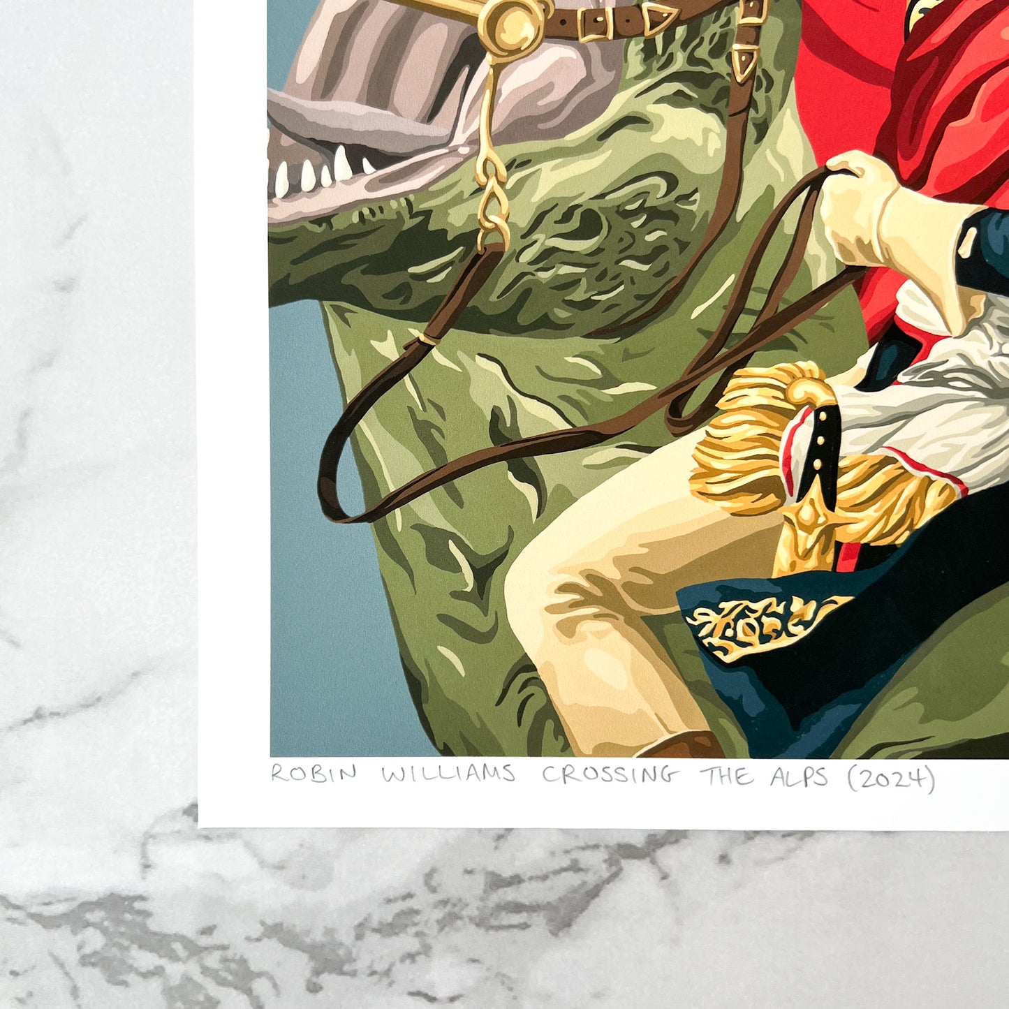 Print - Robin Williams Crossing The Alps (2 sizes)