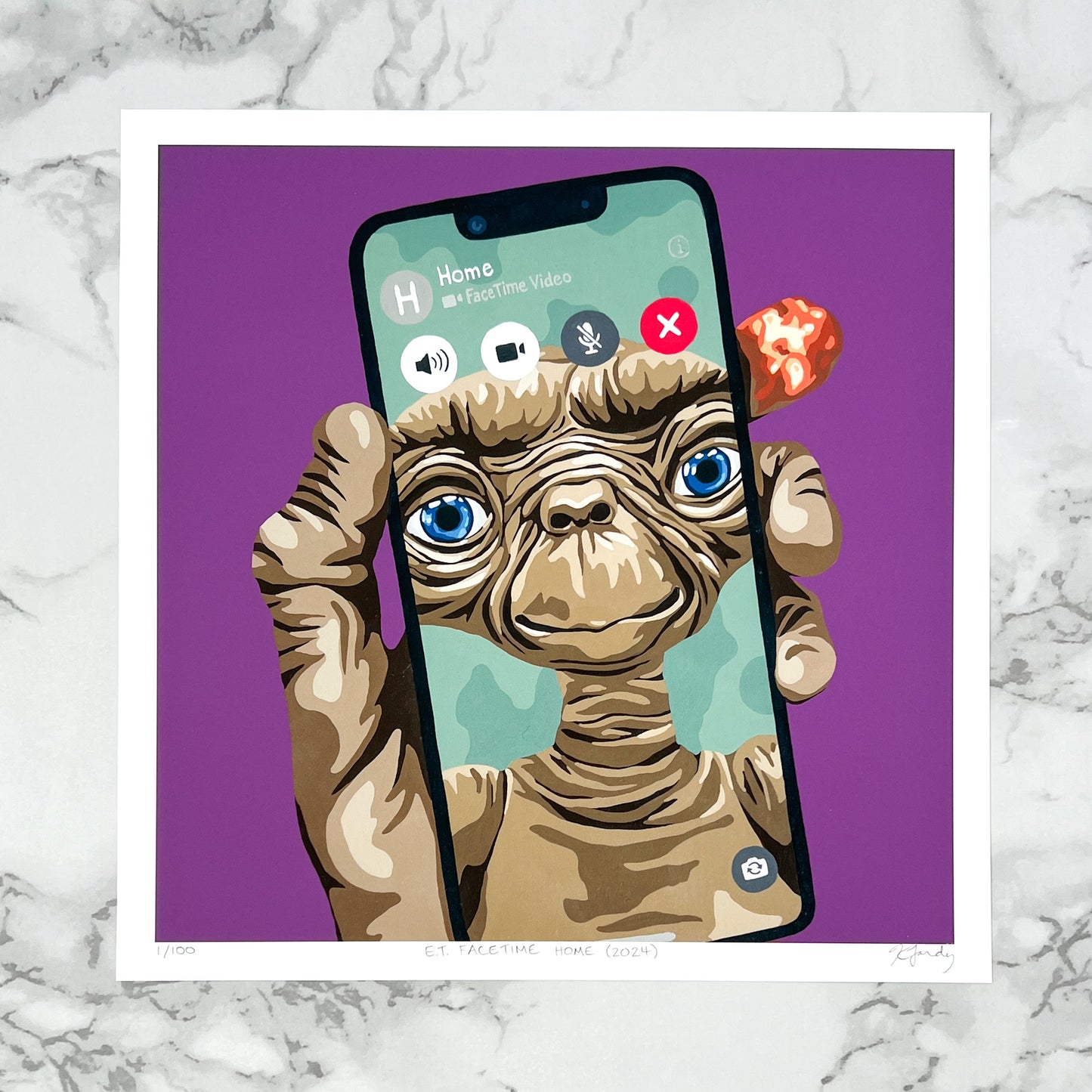 Print - E.T. FaceTime Home (2 sizes)