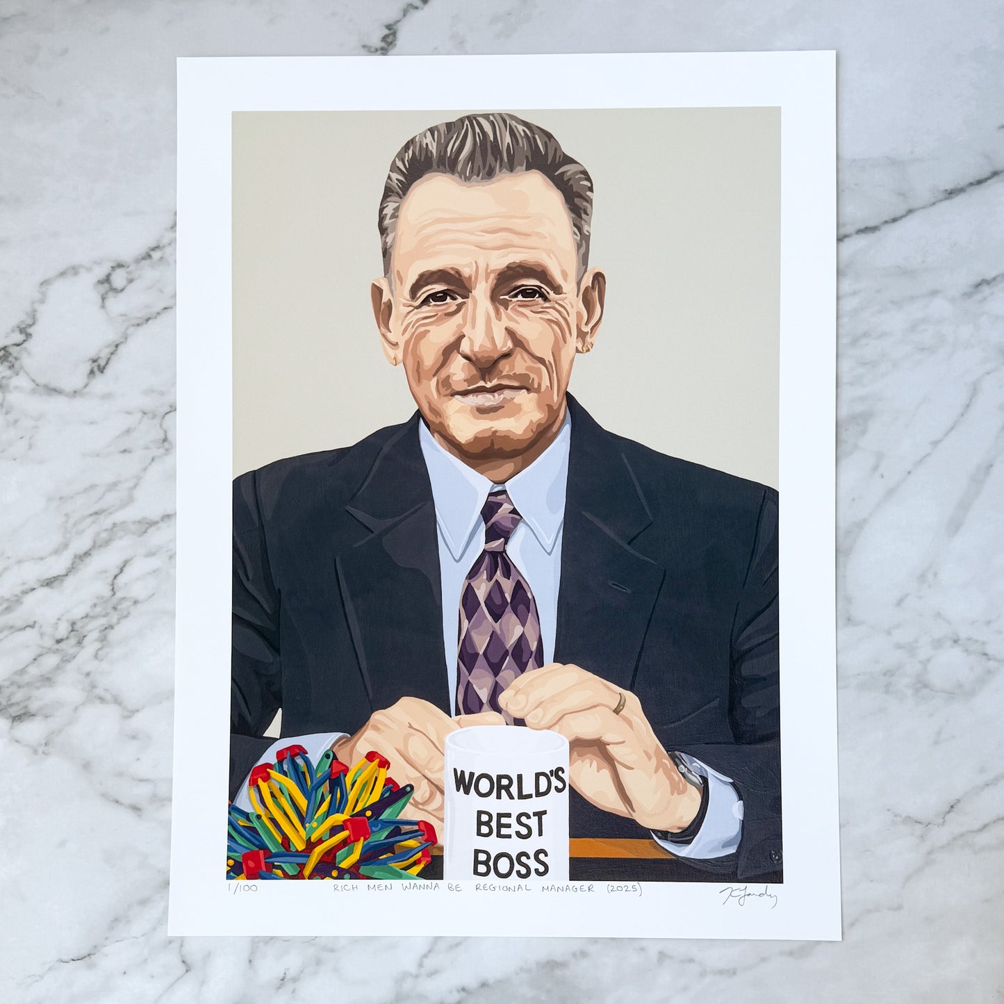 Print - Rich Men Wanna Be Regional Manager