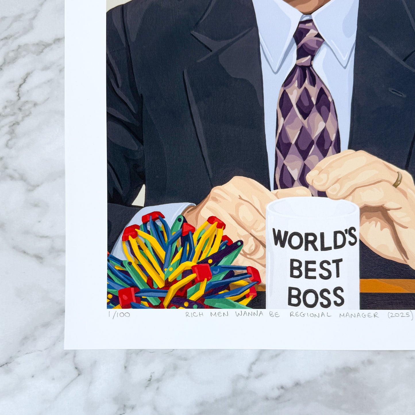 Print - Rich Men Wanna Be Regional Manager