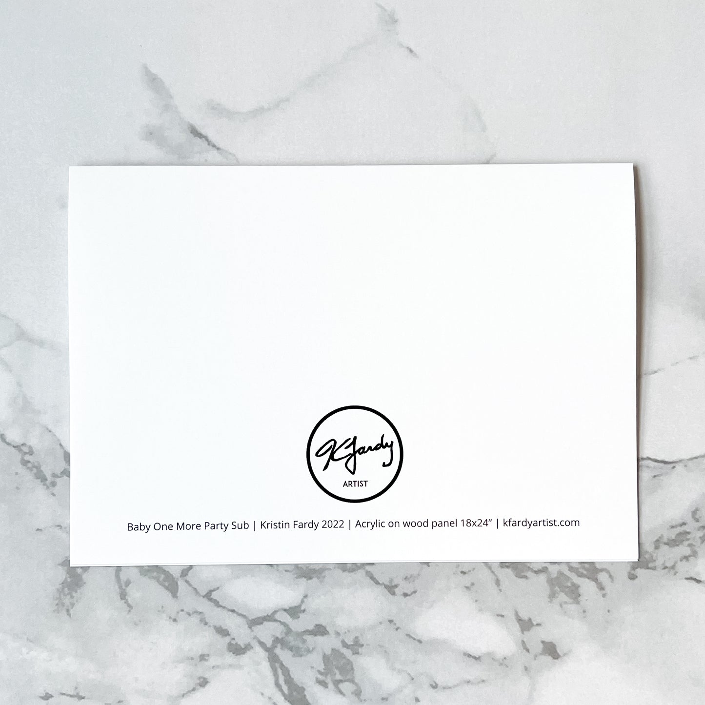 Blank greeting card - Britney Spears With Party Sub
