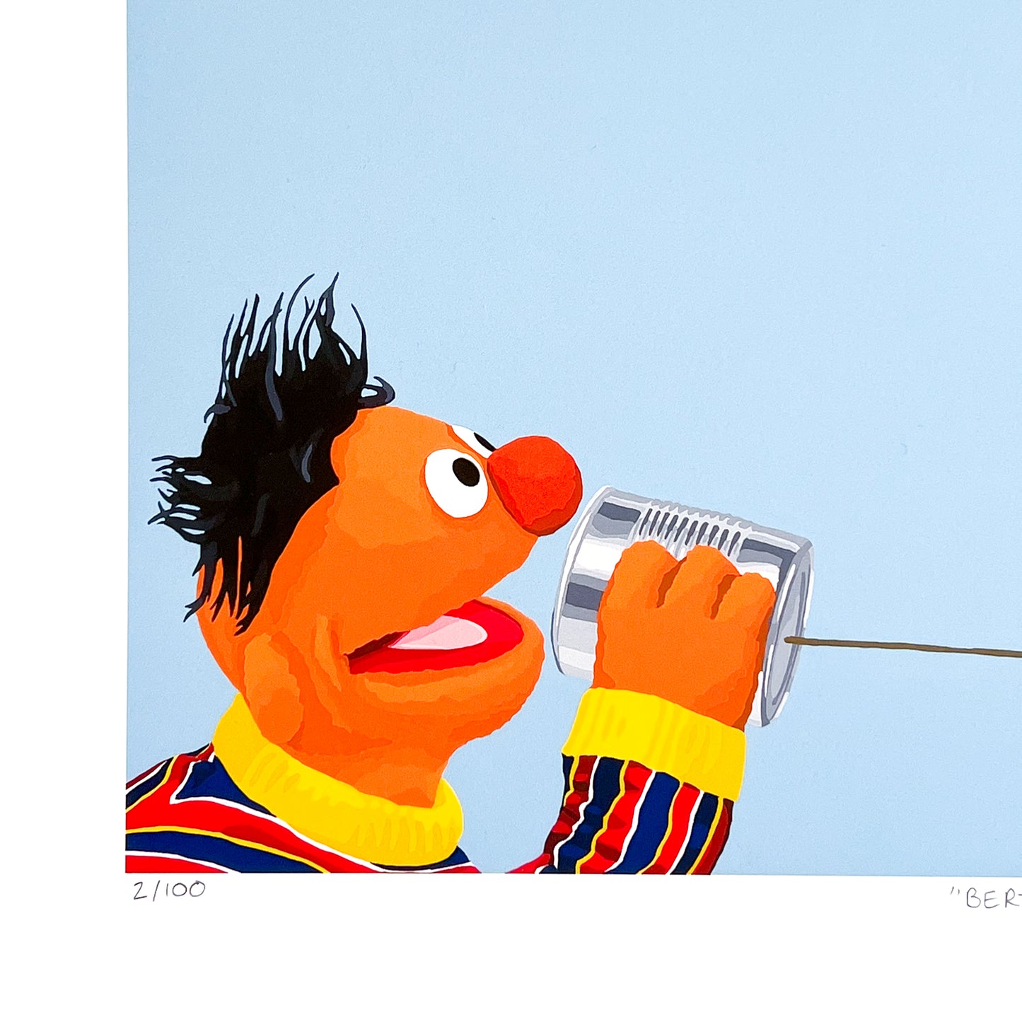 Print - "B... I'm Gay." (uncropped image) (2 sizes)