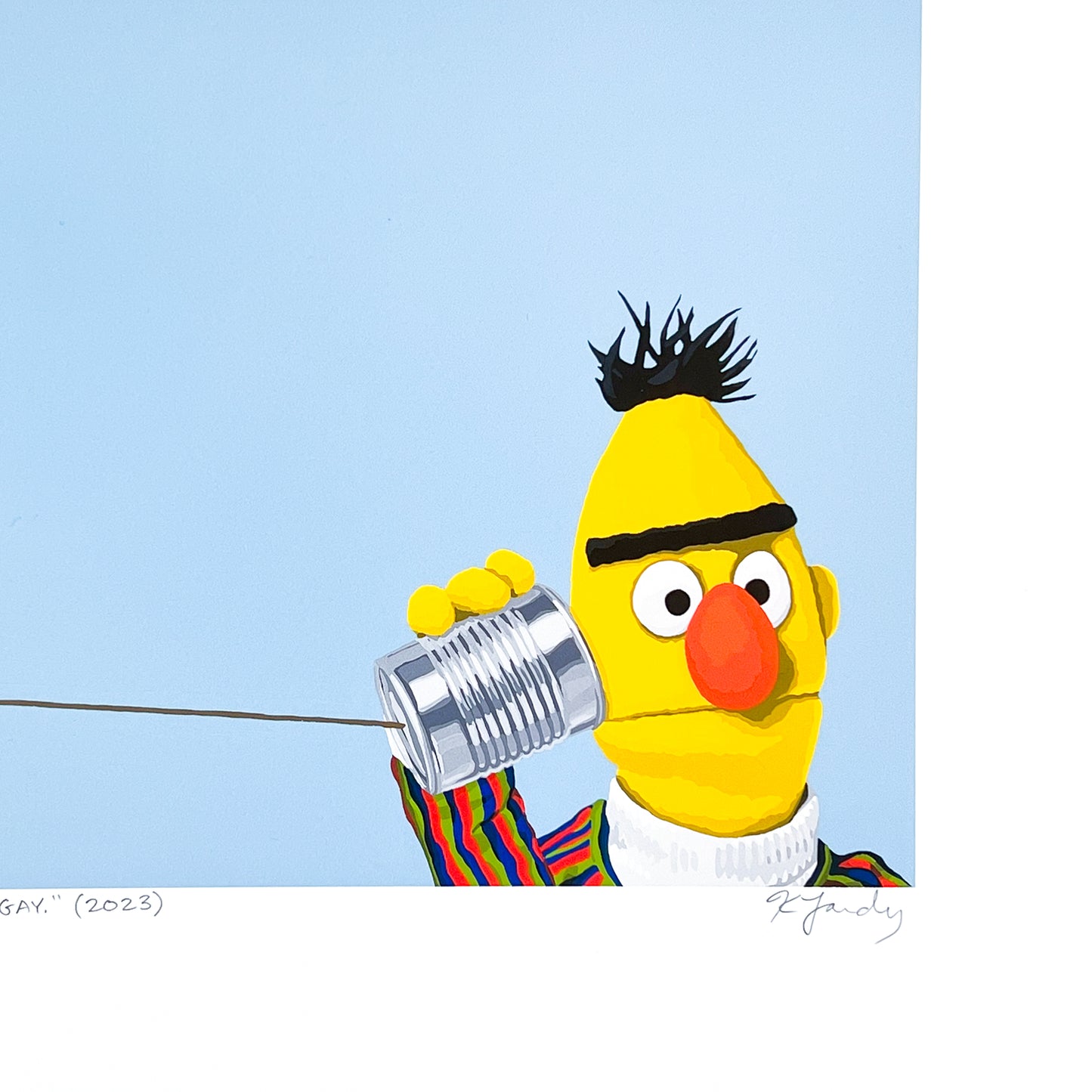Print - "B... I'm Gay." (uncropped image) (2 sizes)