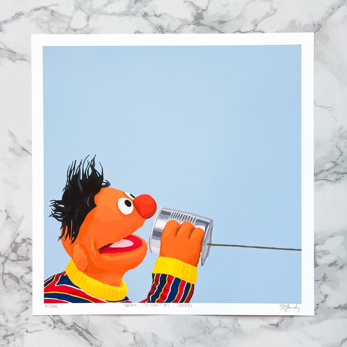 Print - "B... I'm Gay." #1 (2 sizes)