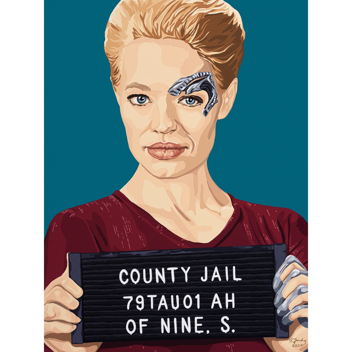Print - Seven Of Crime (2 sizes)