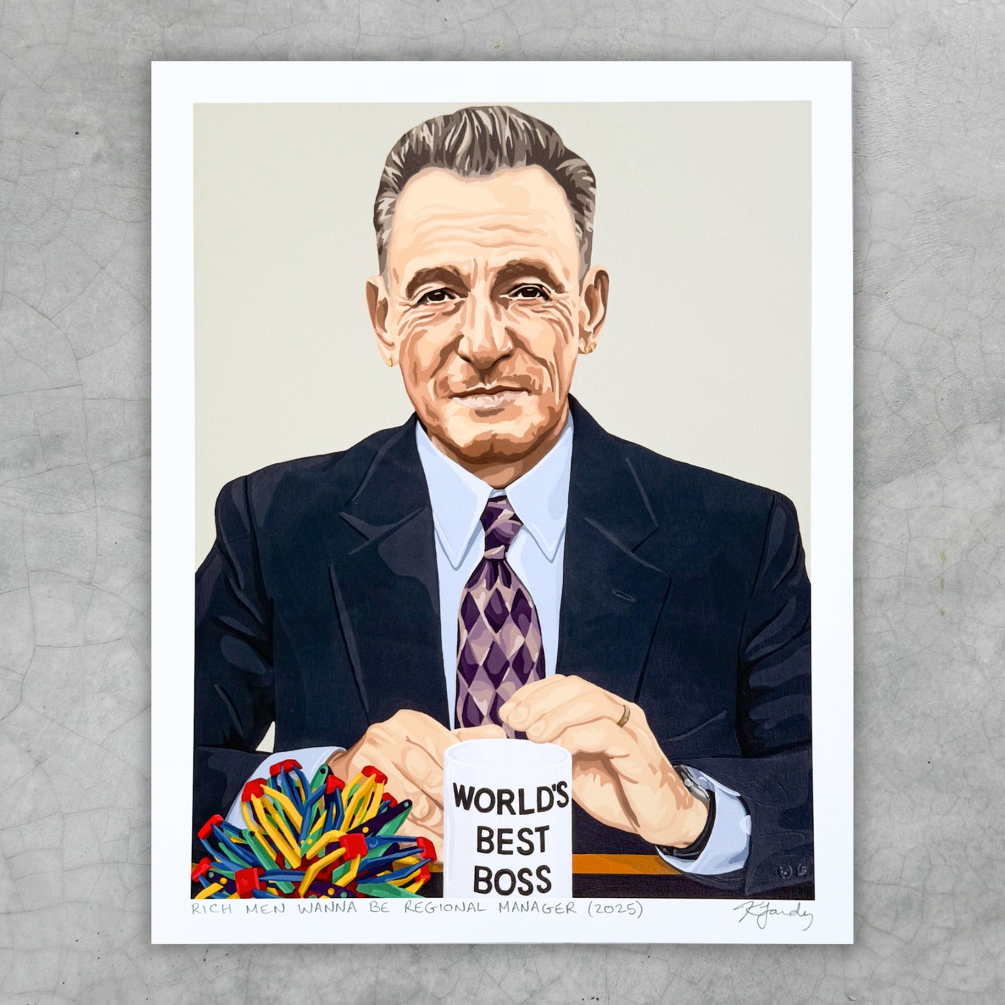Print - Rich Men Wanna Be Regional Manager
