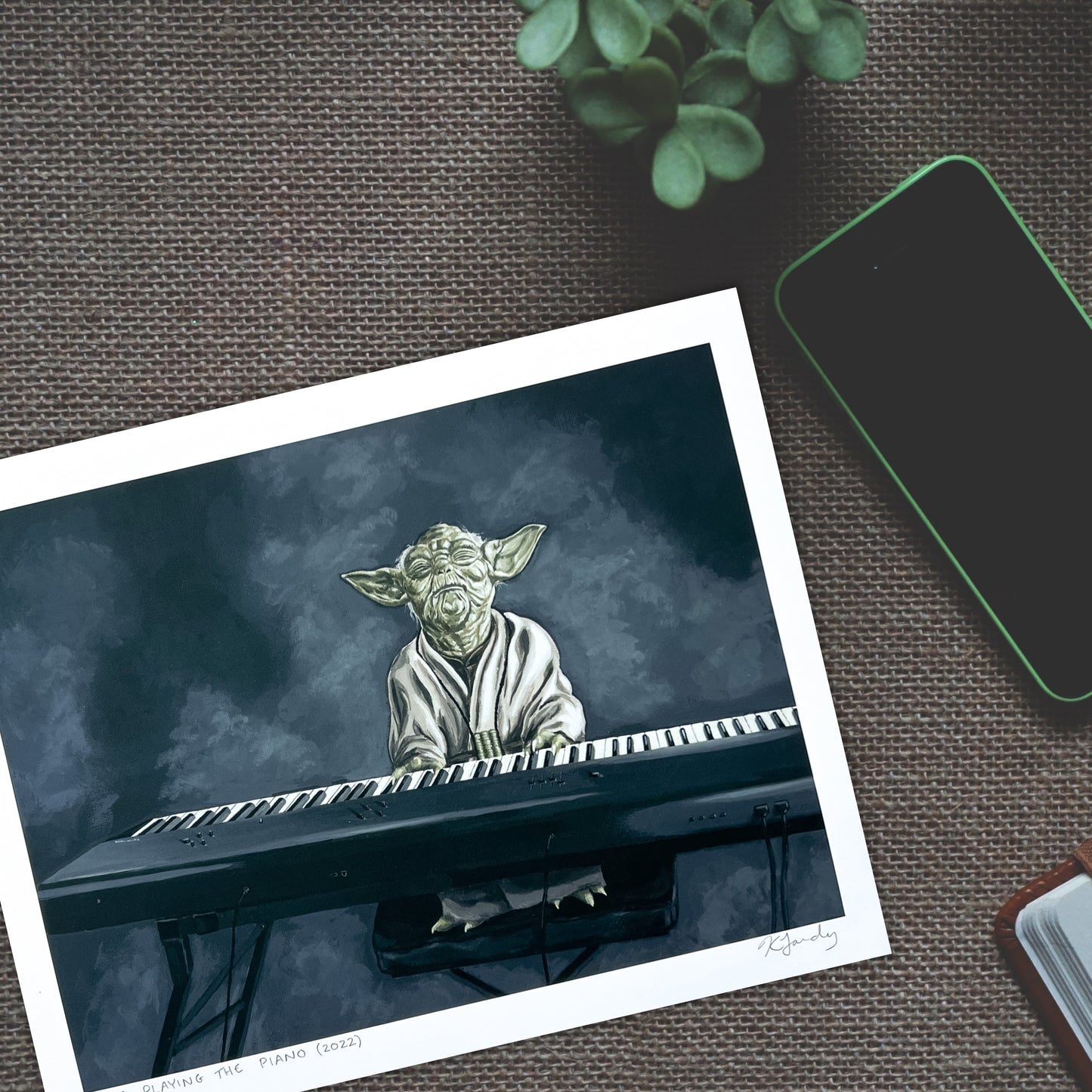 Print - Y Playing the Piano (2 sizes)