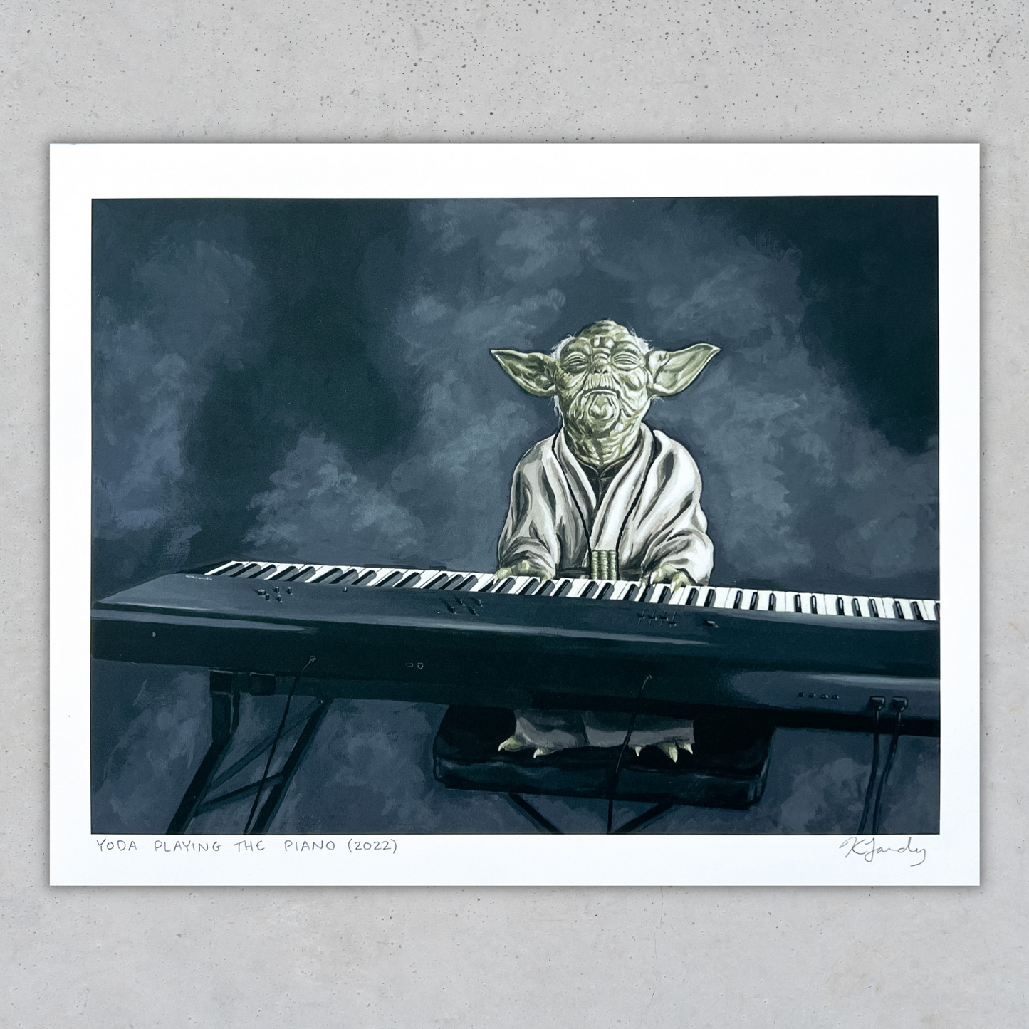 Print - Y Playing the Piano (2 sizes)