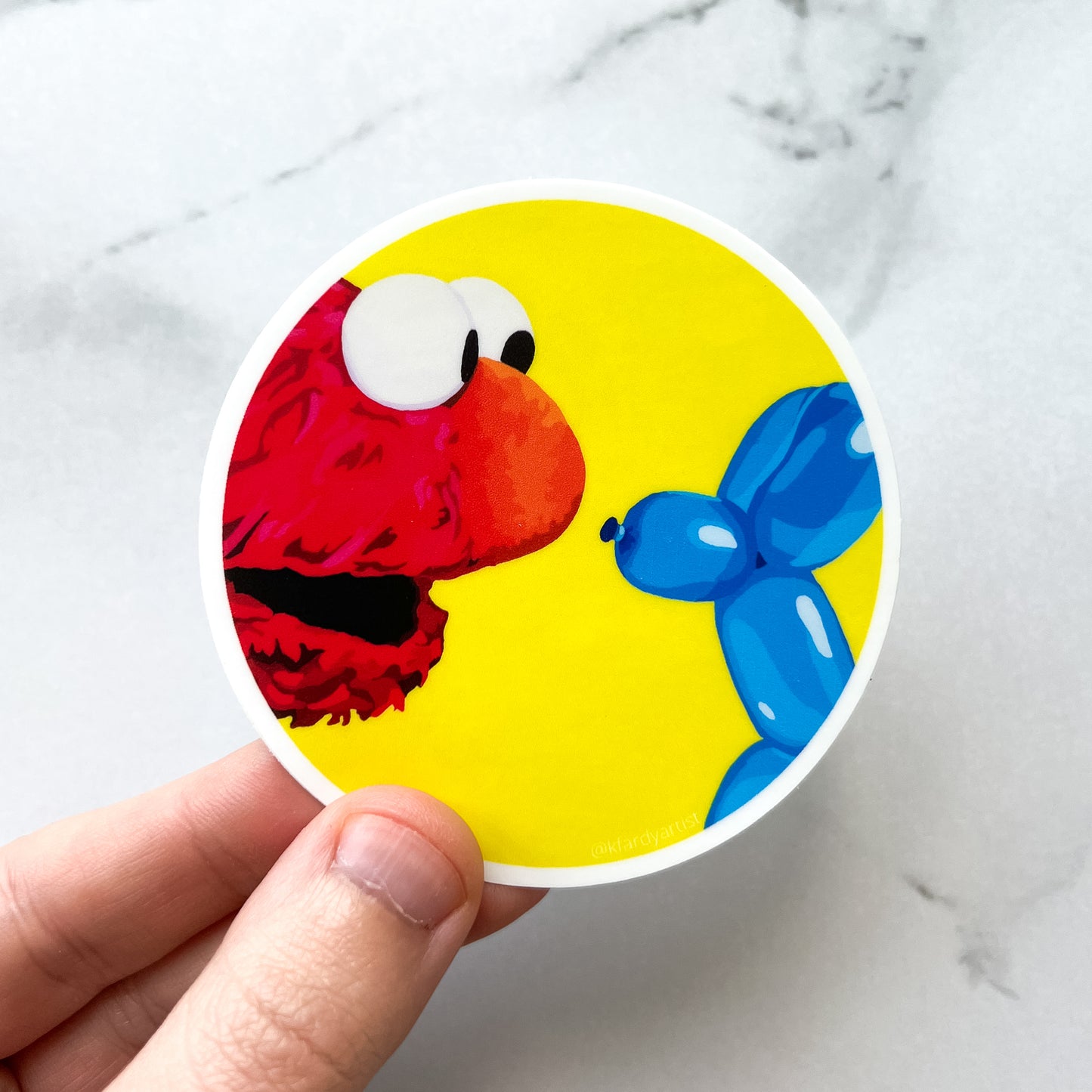 Party Animals round 3" sticker