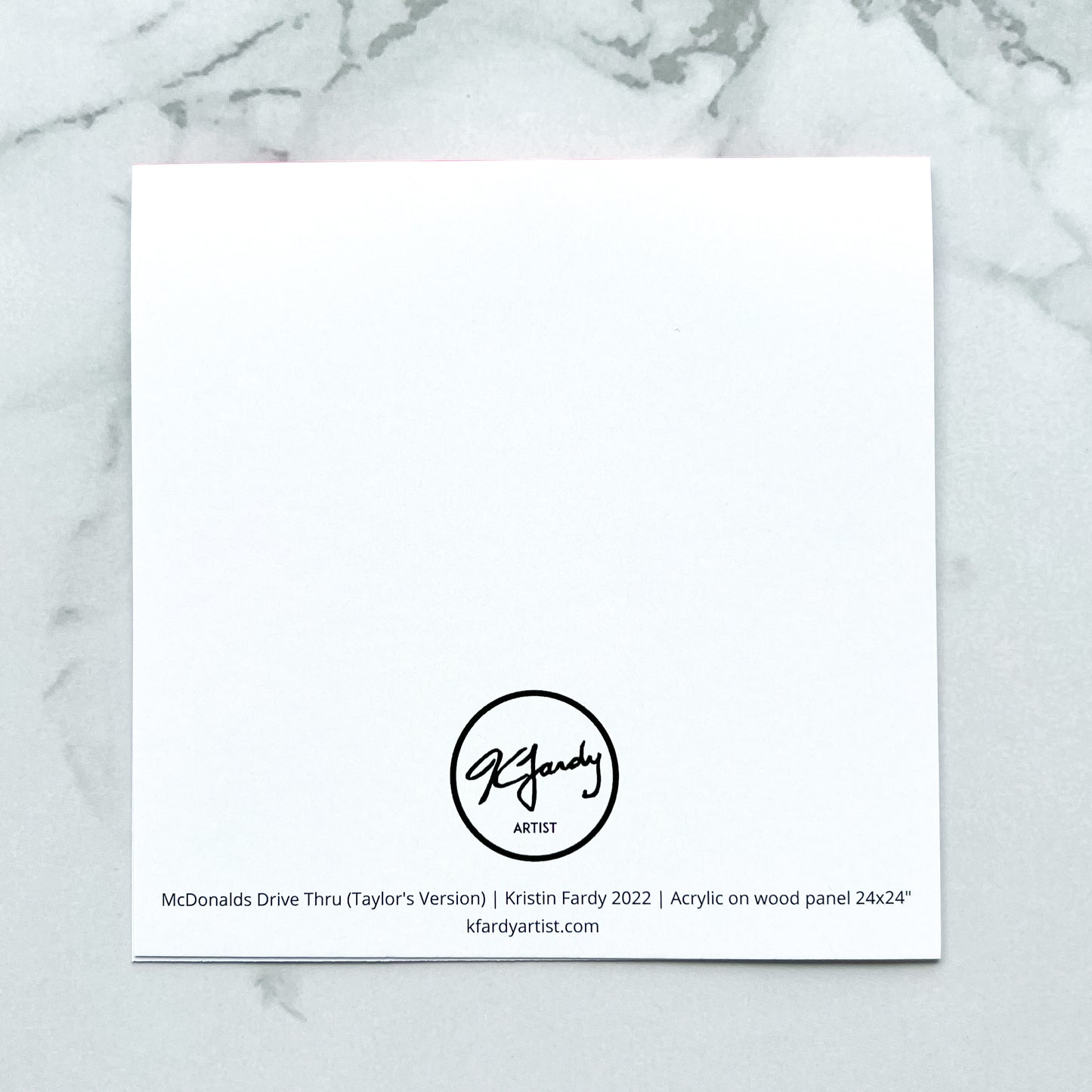 Blank greeting card - Taylor Swift
