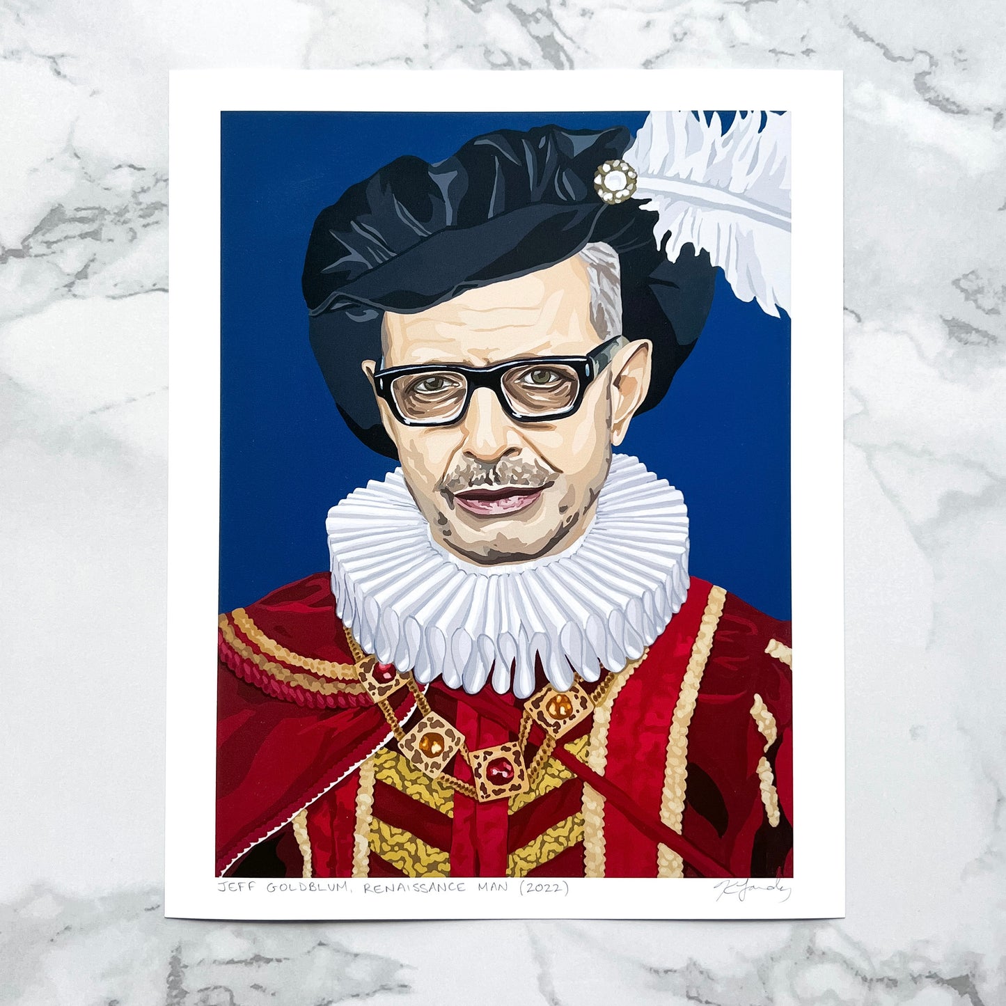 Print - Jeff Goldblum, Renaissance Man (2 sizes)