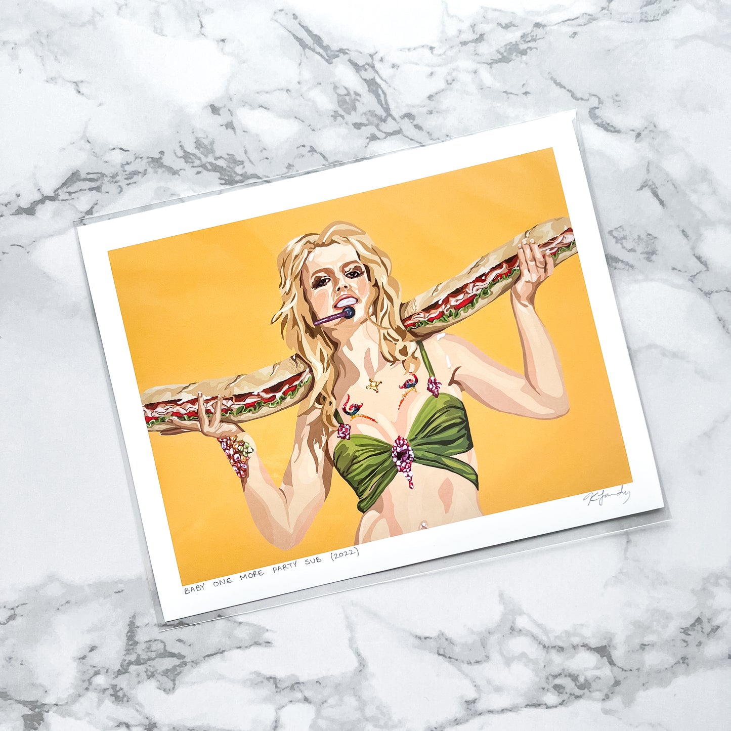 Print - Baby One More Party Sub (2 sizes)