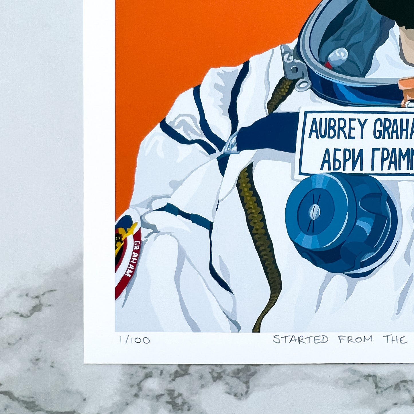 Print - Started From The Bottom, Now We Here (3 sizes)