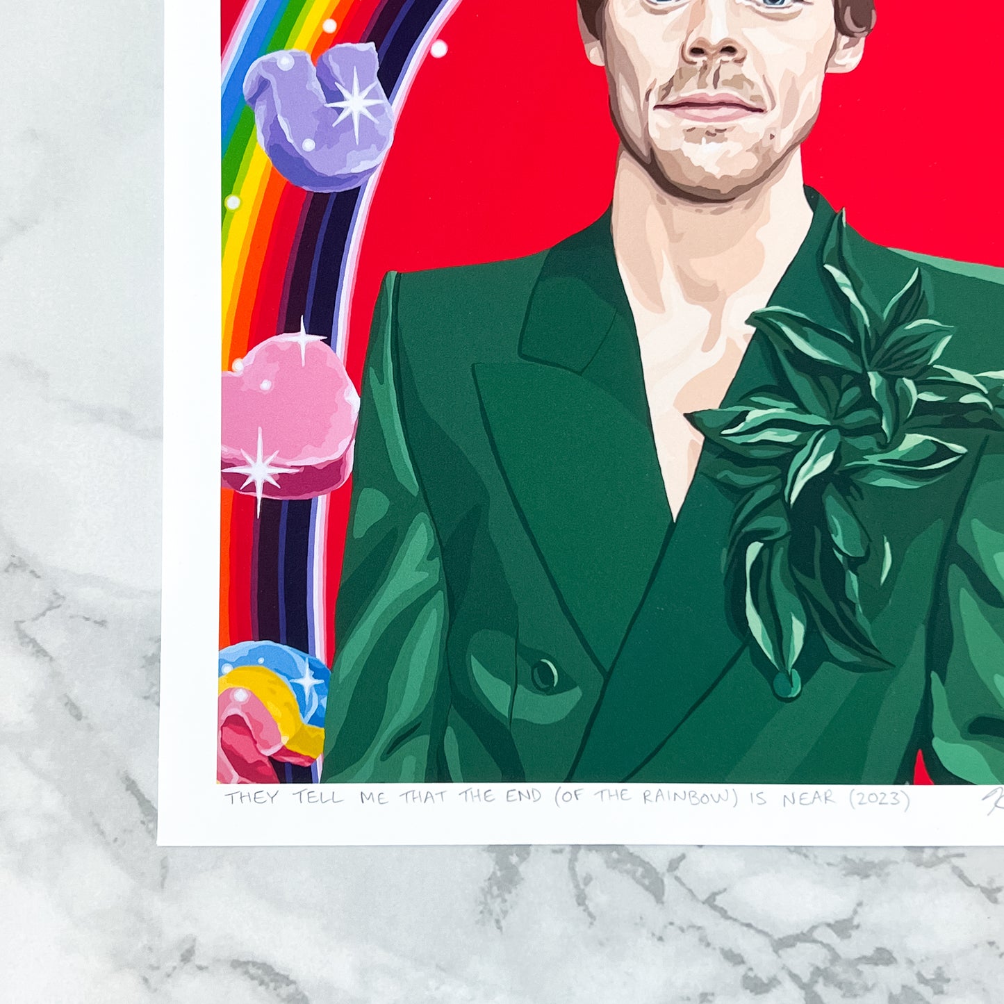 Print - They Told Me That The End (Of The Rainbow) Is Near (3 sizes)