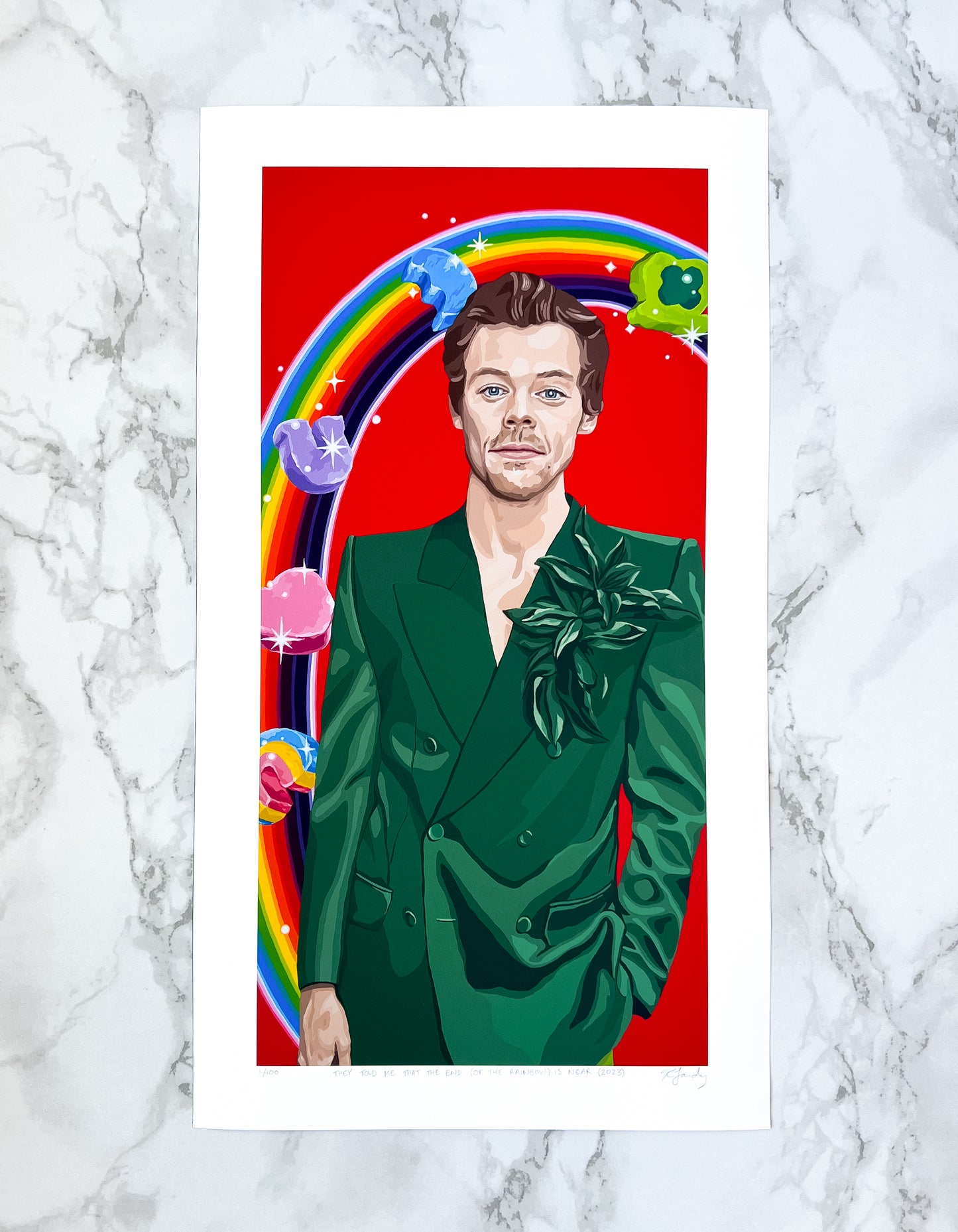 Print - They Told Me That The End (Of The Rainbow) Is Near (3 sizes)