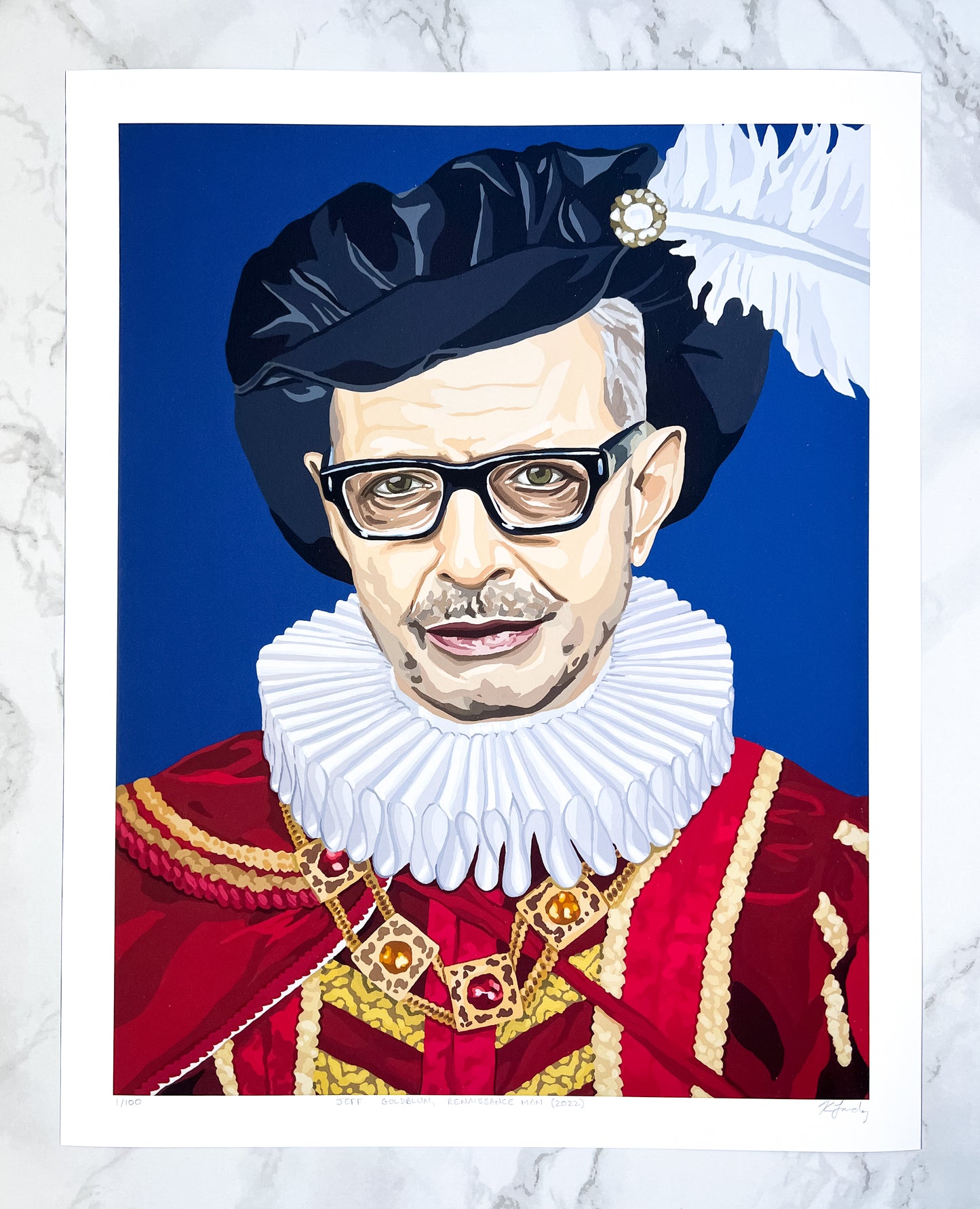 Print - Jeff Goldblum, Renaissance Man (2 sizes)