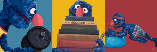 To Do Better Next Time  |  12x36"